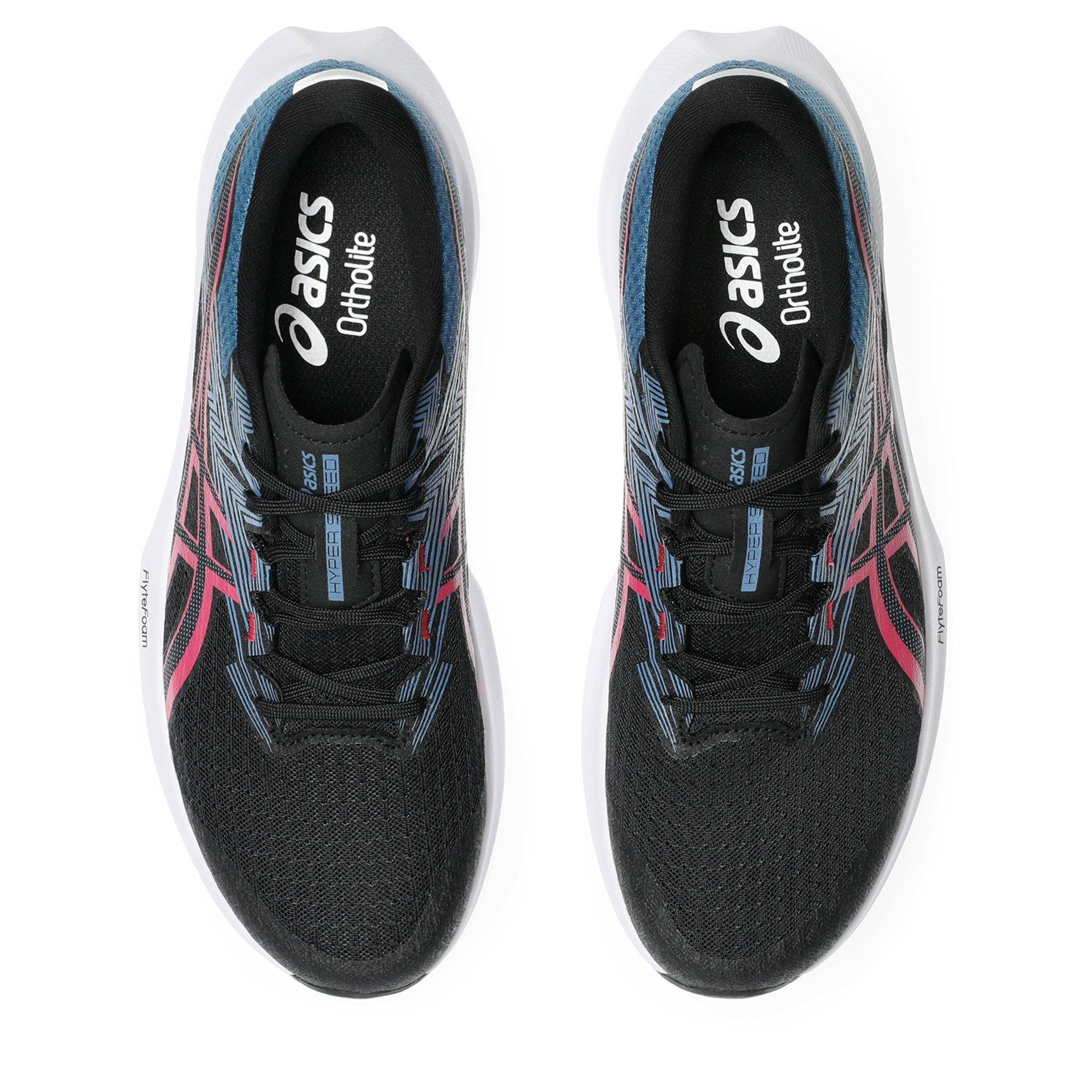 BLACK/ROSE - Asics - Hyper Speed 5 Womens Running Shoes - 6