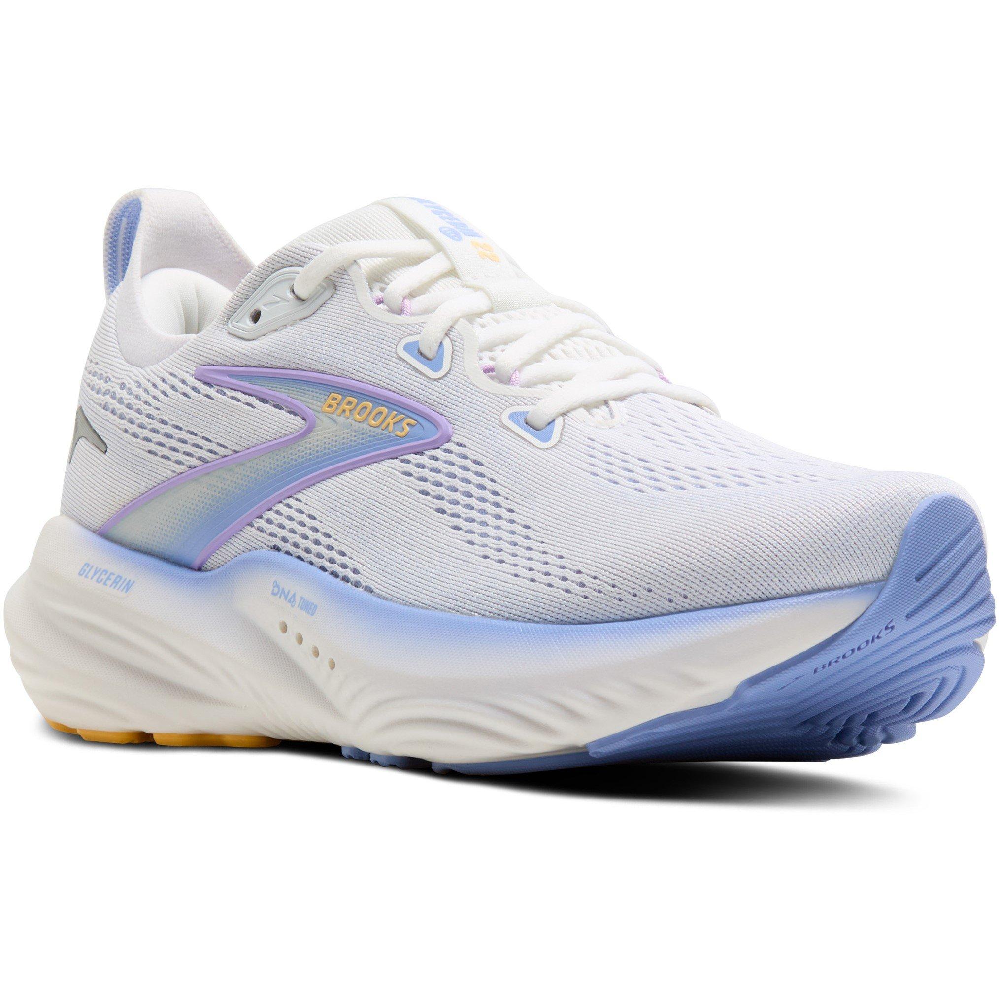 White/Blue - Brooks - Women's Glycerin 22 Everyday Neutral Road Running Shoes - 2