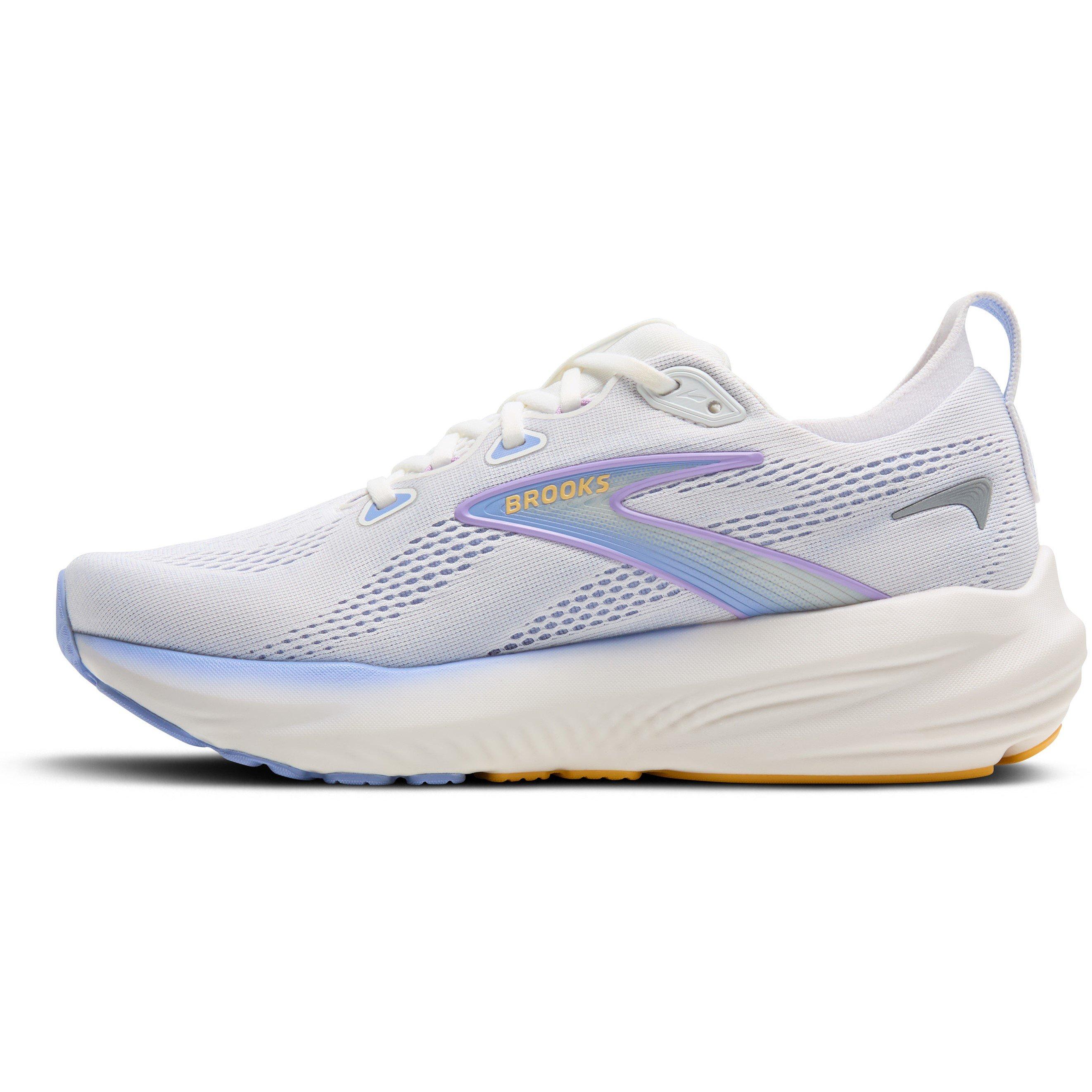 White/Blue - Brooks - Women's Glycerin 22 Everyday Neutral Road Running Shoes - 4