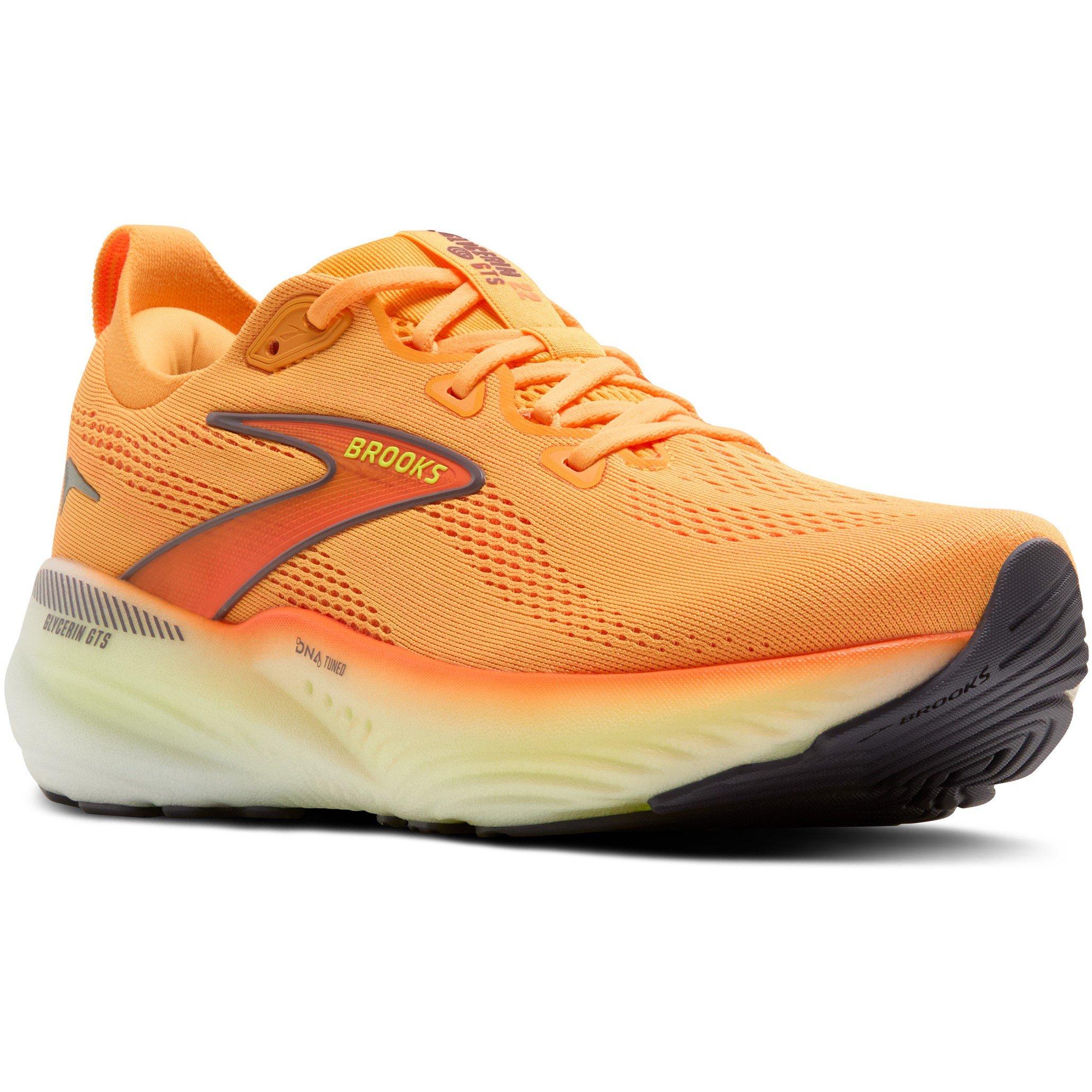 Orange - Brooks - Men's Glycerin 22 Everyday Stable Road Running Shoes - 2
