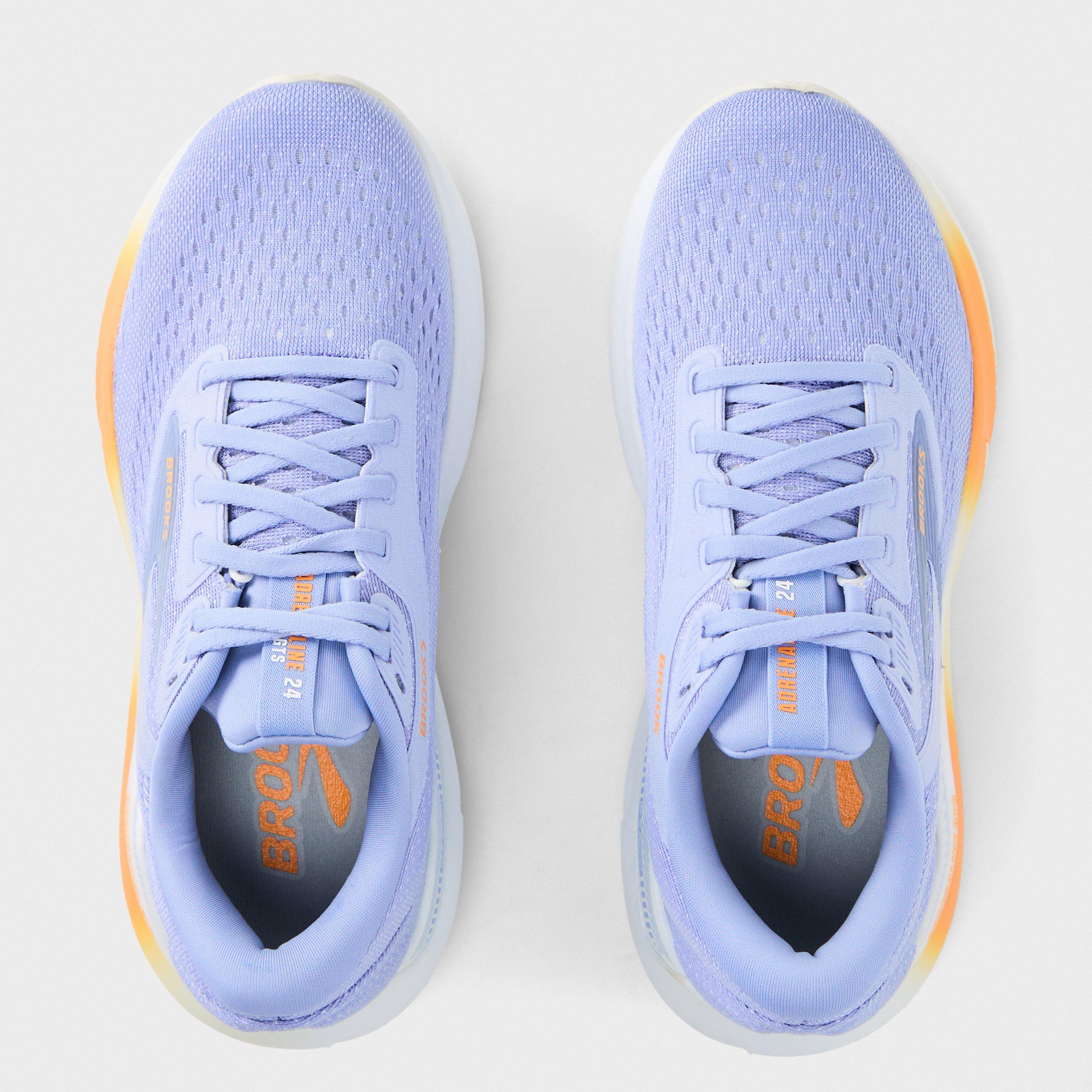 Blue/Orange - Brooks - Adrenaline GTS 24 Womens Running Shoes - 6