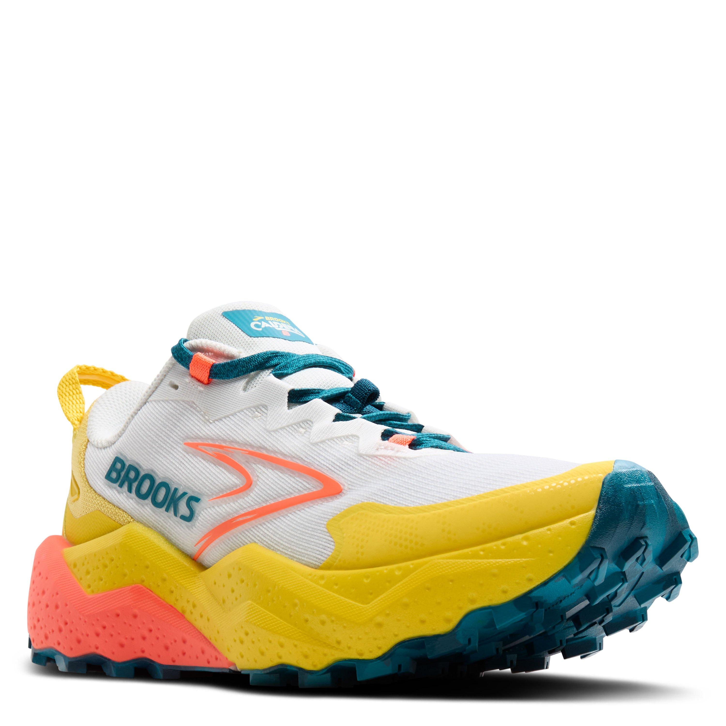 Blue/Flame - Brooks - Caldera 8 Trail Running Trainers Womens - 2