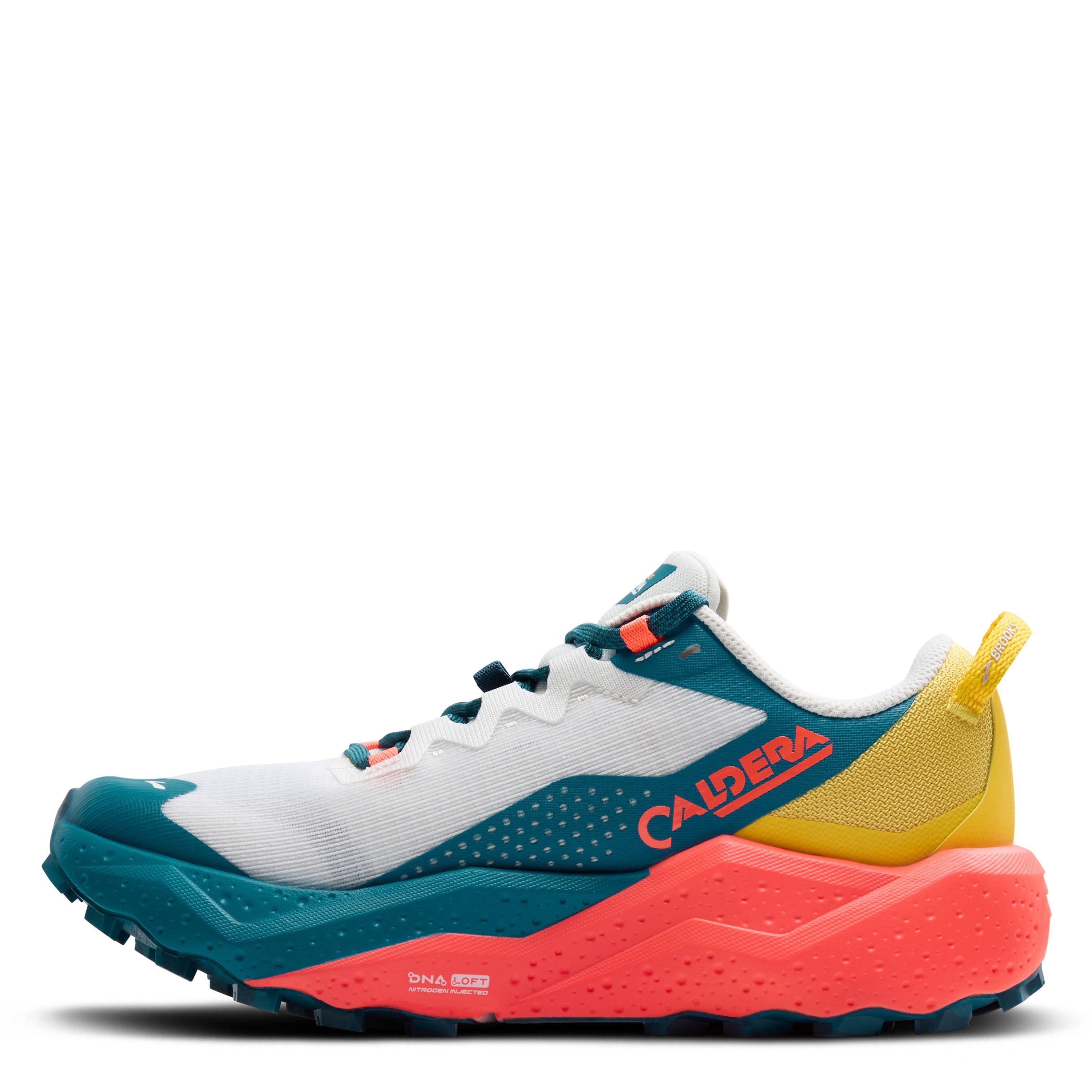 Blue/Flame - Brooks - Caldera 8 Trail Running Trainers Womens - 4