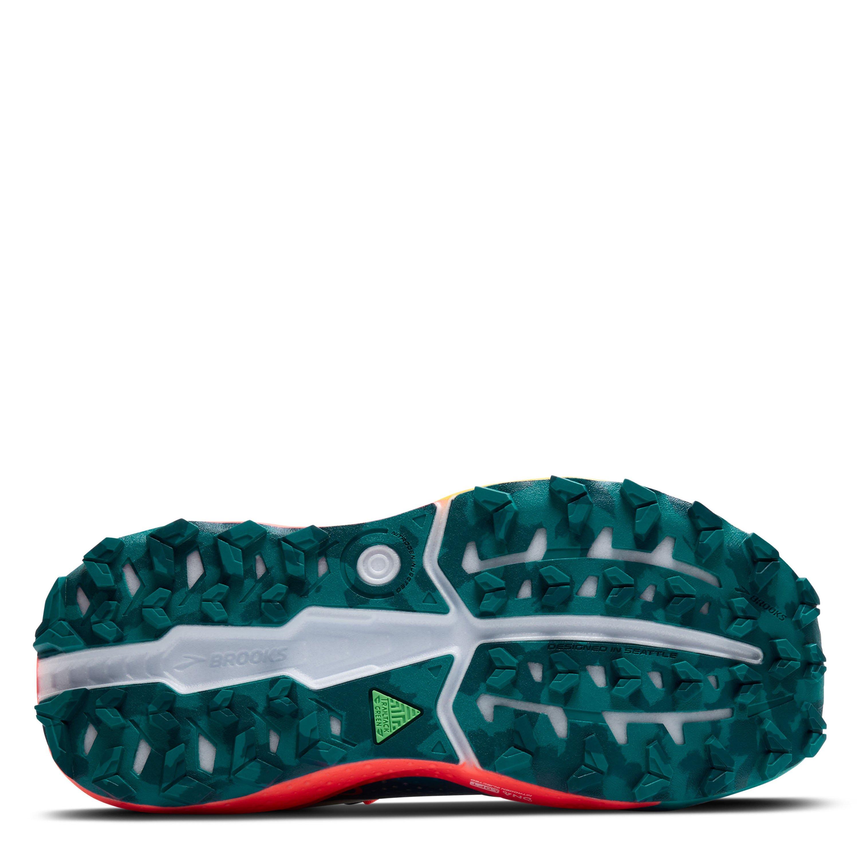 Blue/Flame - Brooks - Caldera 8 Trail Running Trainers Womens - 6