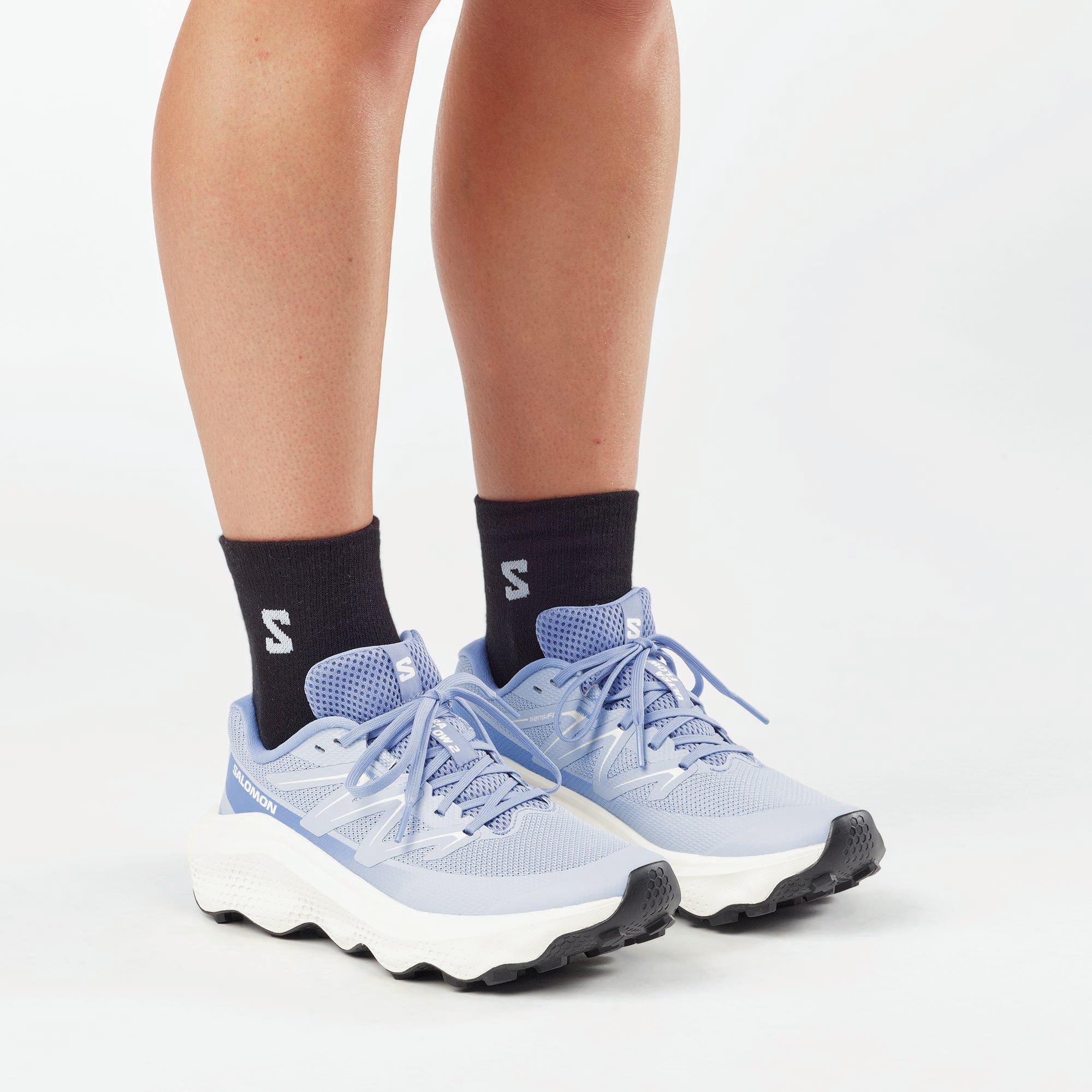 Blue/Vanila - Salomon - Ultra Flow 2 Running Shoes Womens - 7