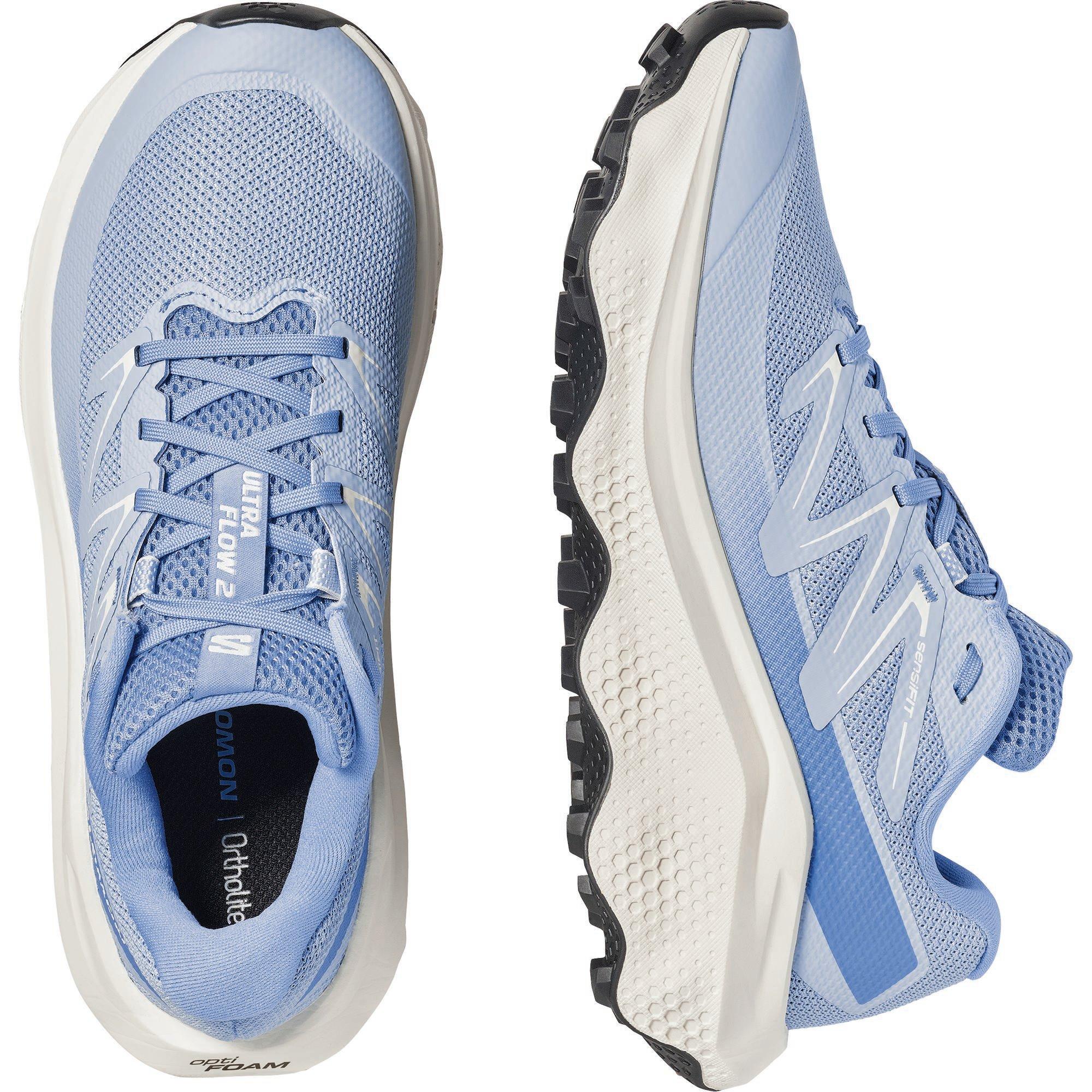 Blue/Vanila - Salomon - Ultra Flow 2 Running Shoes Womens - 4