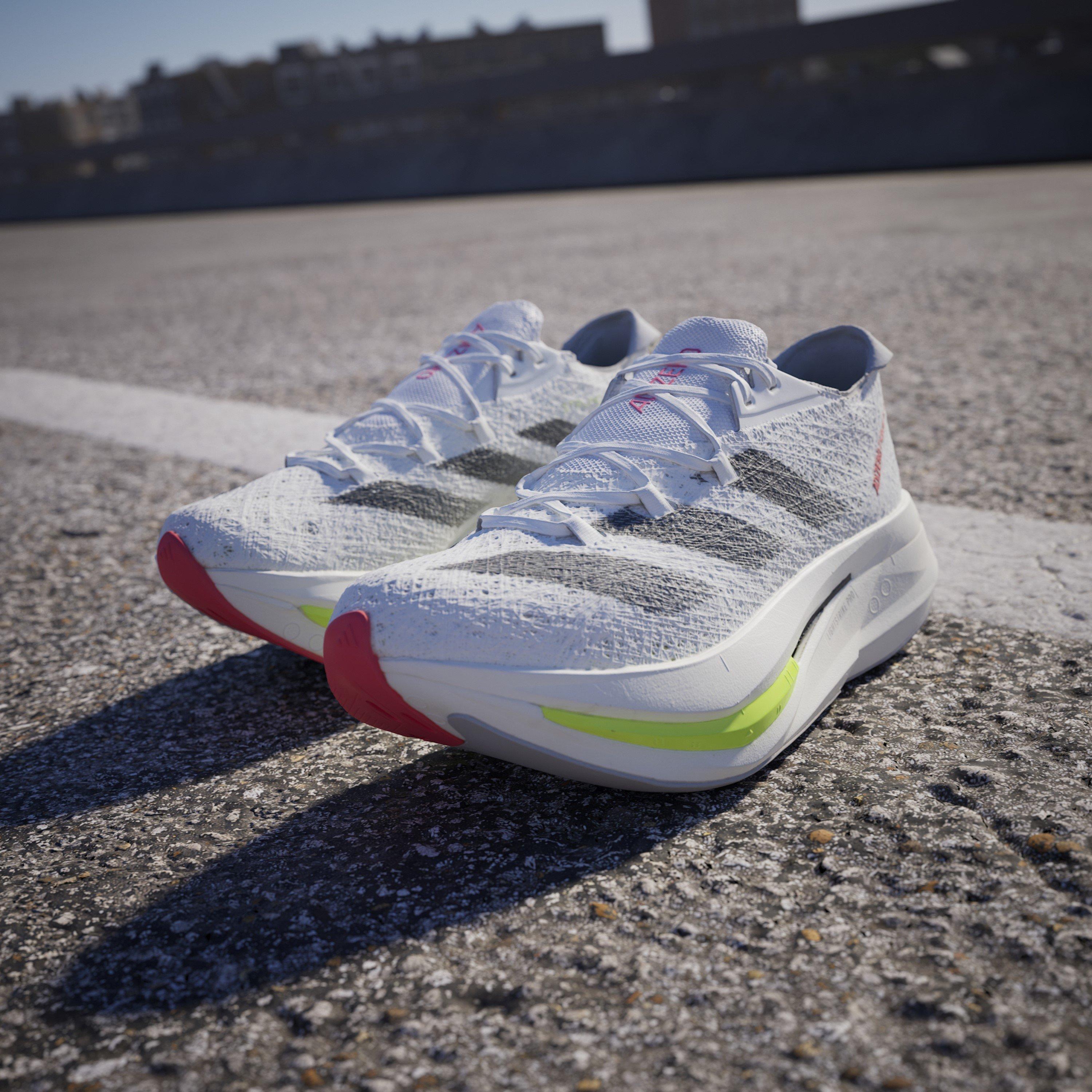 Blanco/Negro - adidas - Adizero Prime X 2.0 Strung Running Shoes Mens - 15