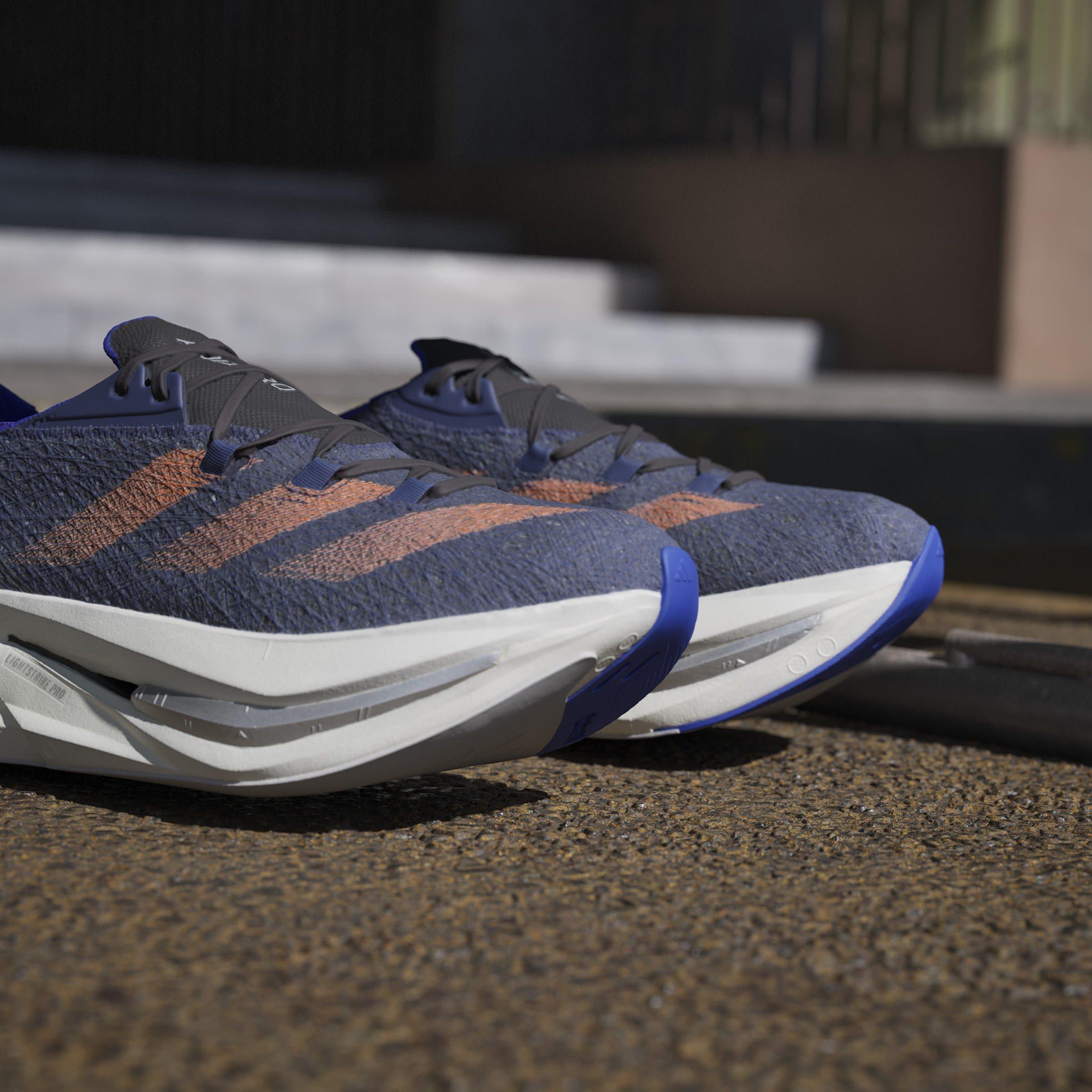 Bleu/Orange - adidas - Adizero Prime X 2.0 Strung Running Shoes Mens - 16