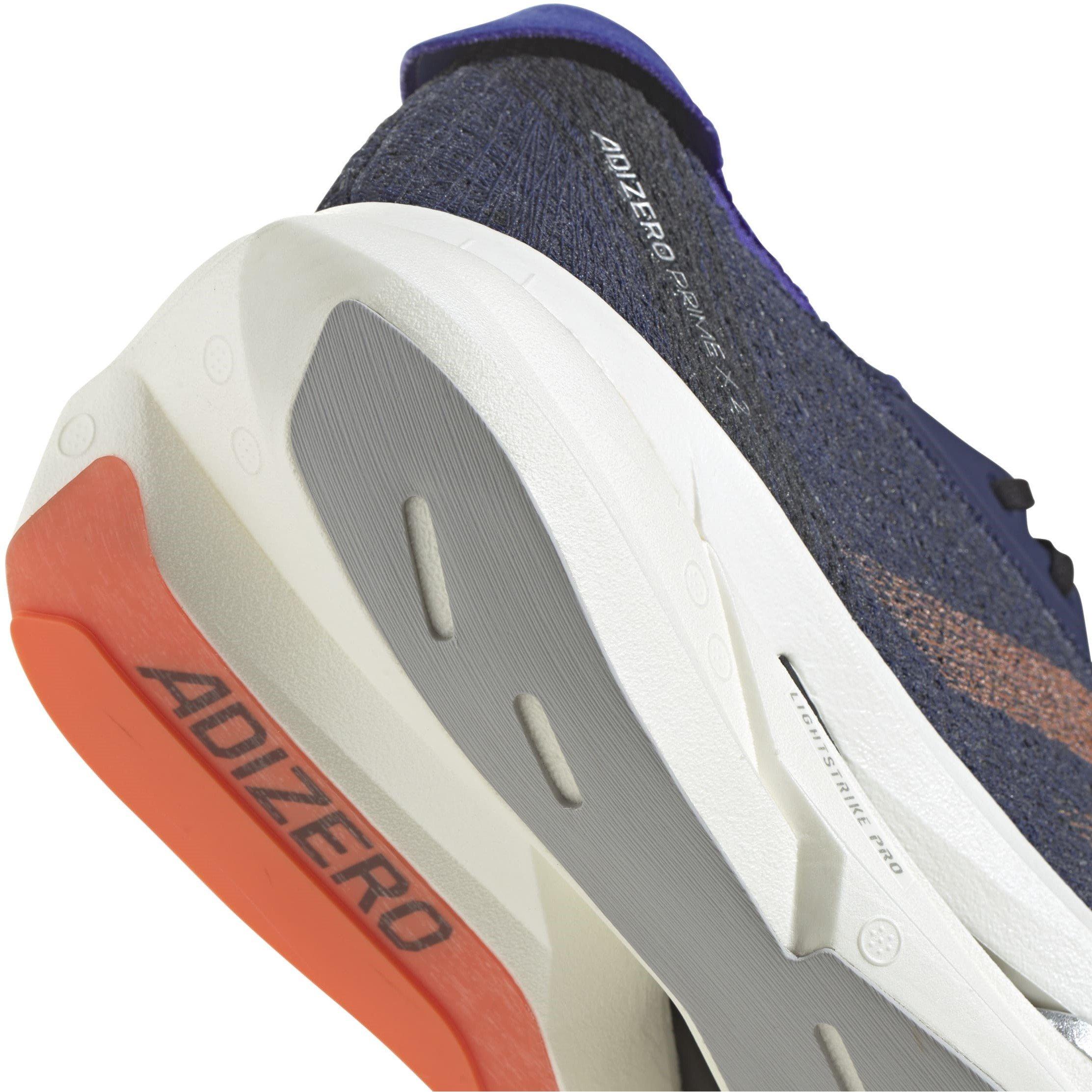 Bleu/Orange - adidas - Adizero Prime X 2.0 Strung Running Shoes Mens - 8