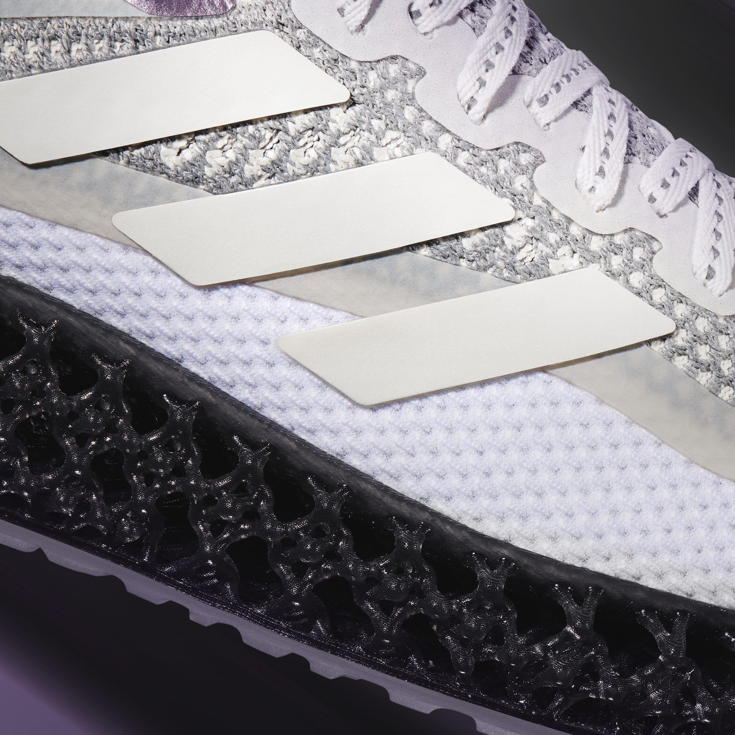 Zilver - adidas - 4DFWD 2.0 Road Running Trainers Womens - 14