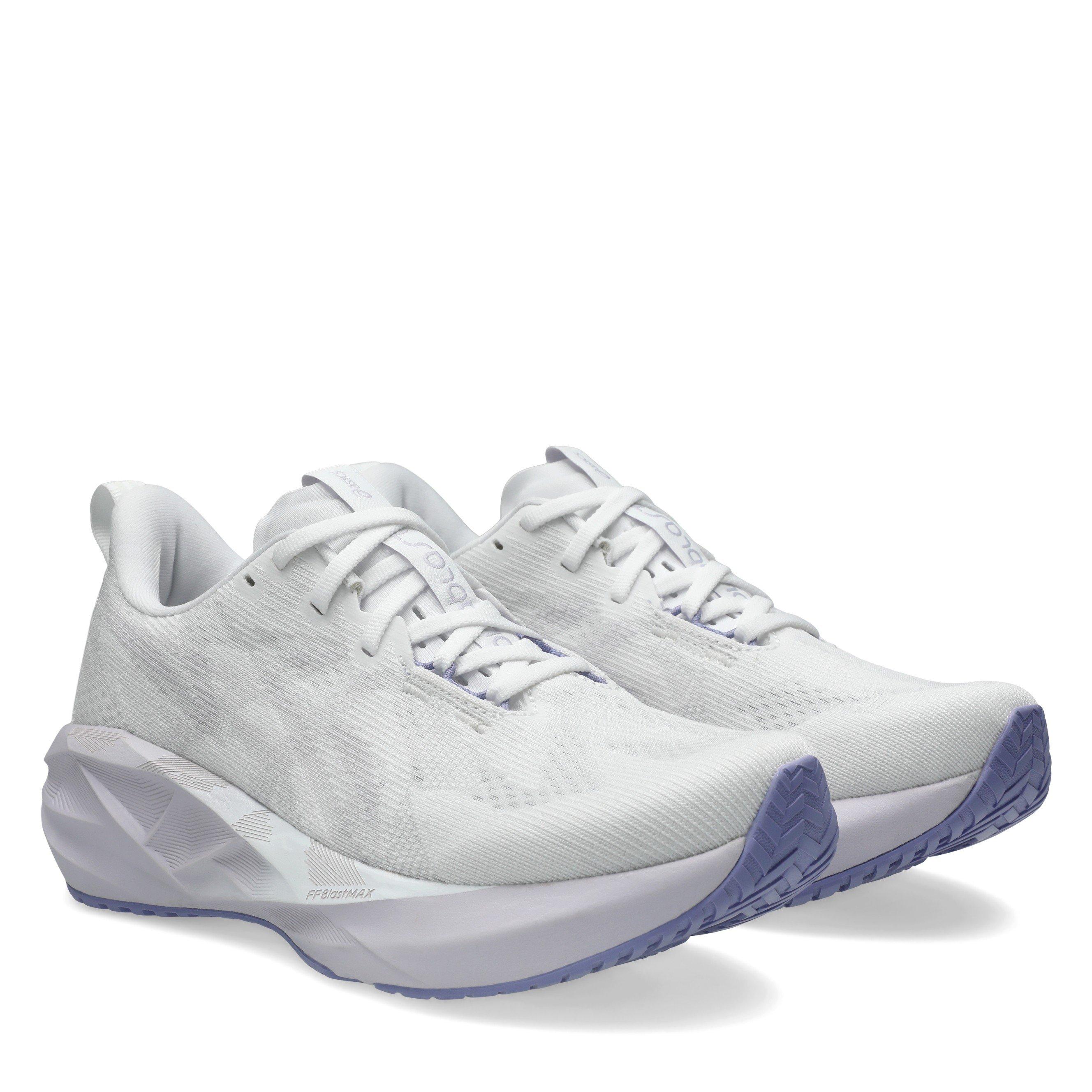 White/Purple - Asics - Novablast 5 Womens Running Shoes - 4