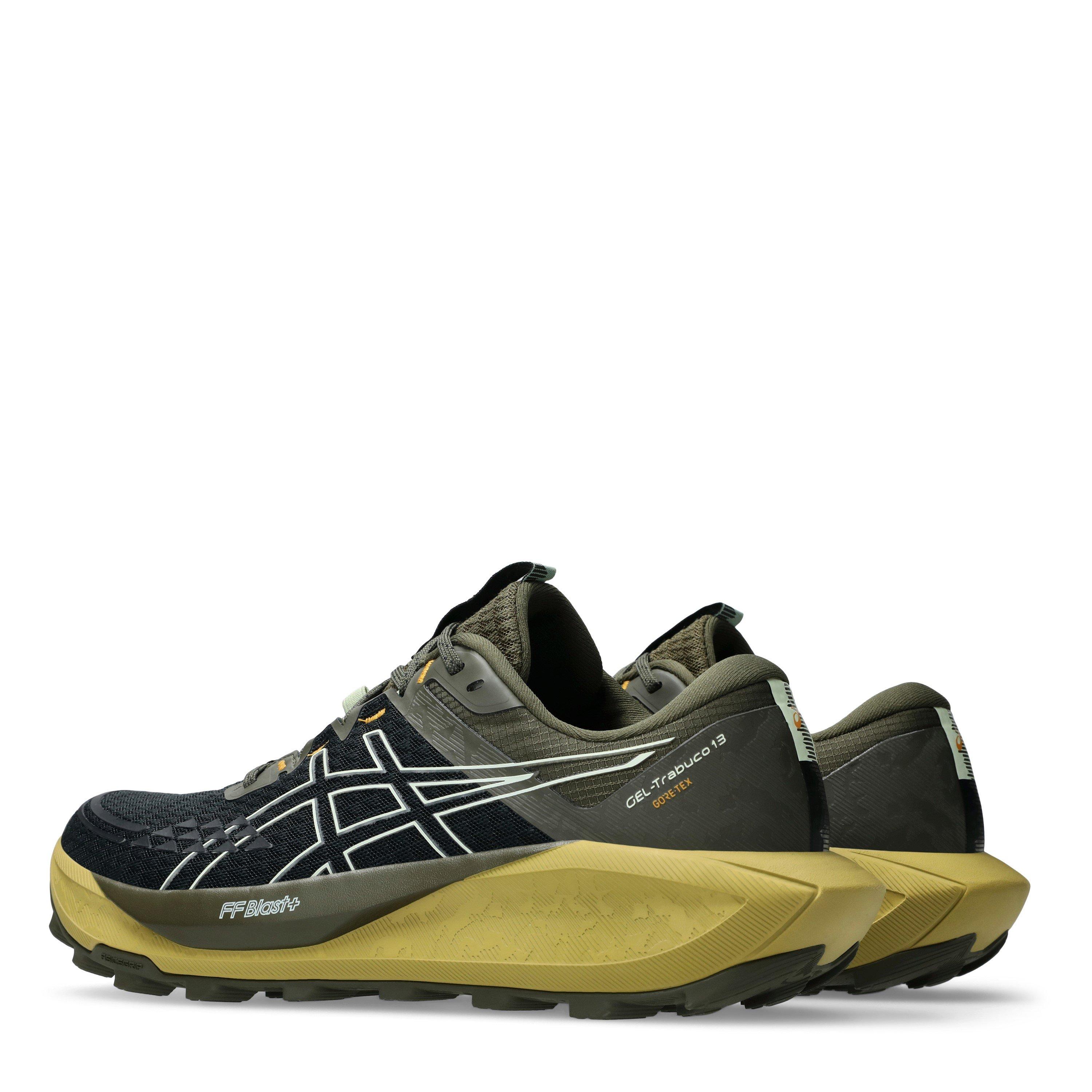 Black/Whisp Grn - Asics - Gel-Trabuco 13 GTX Mens Trail Running Shoes - 5