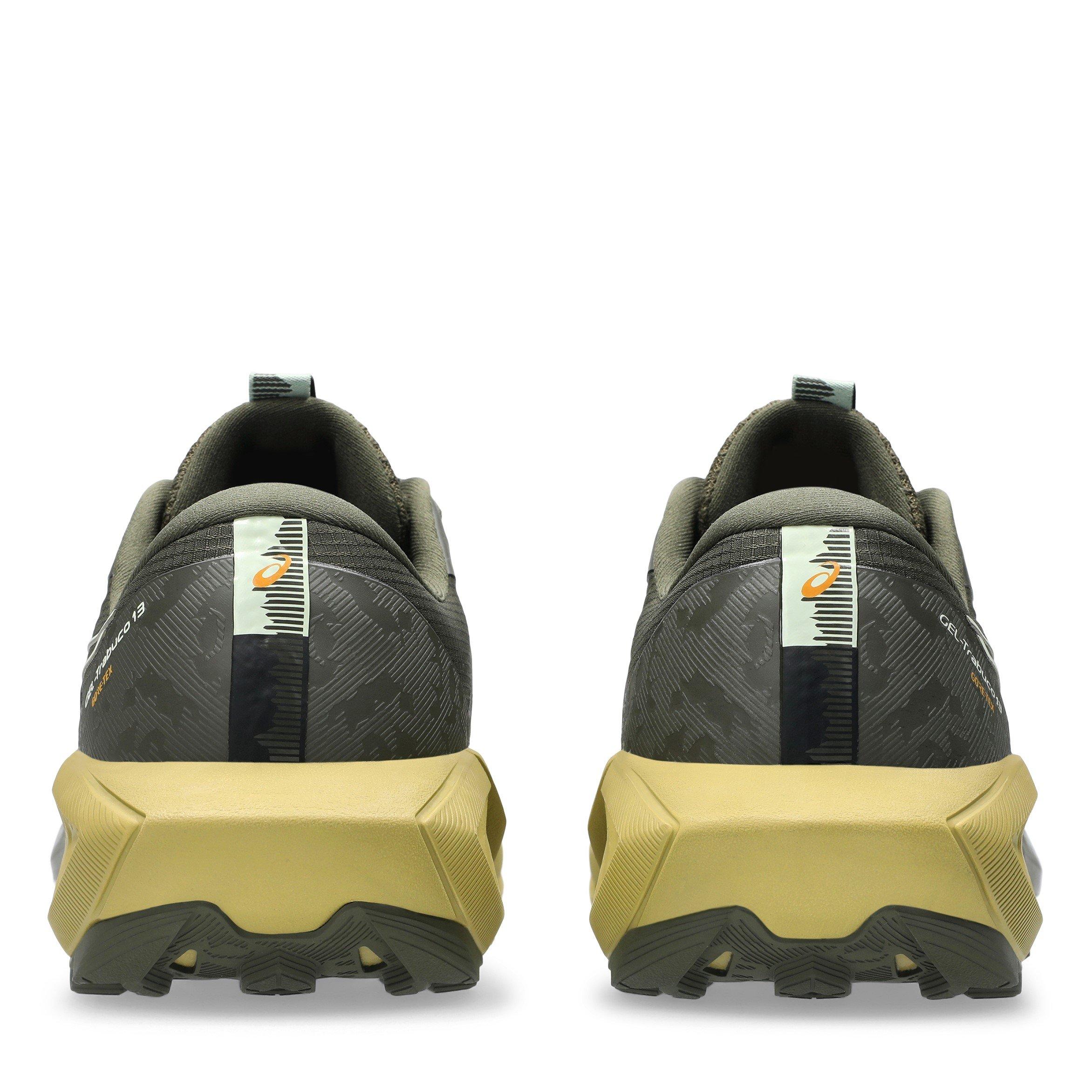 Black/Whisp Grn - Asics - Gel-Trabuco 13 GTX Mens Trail Running Shoes - 7