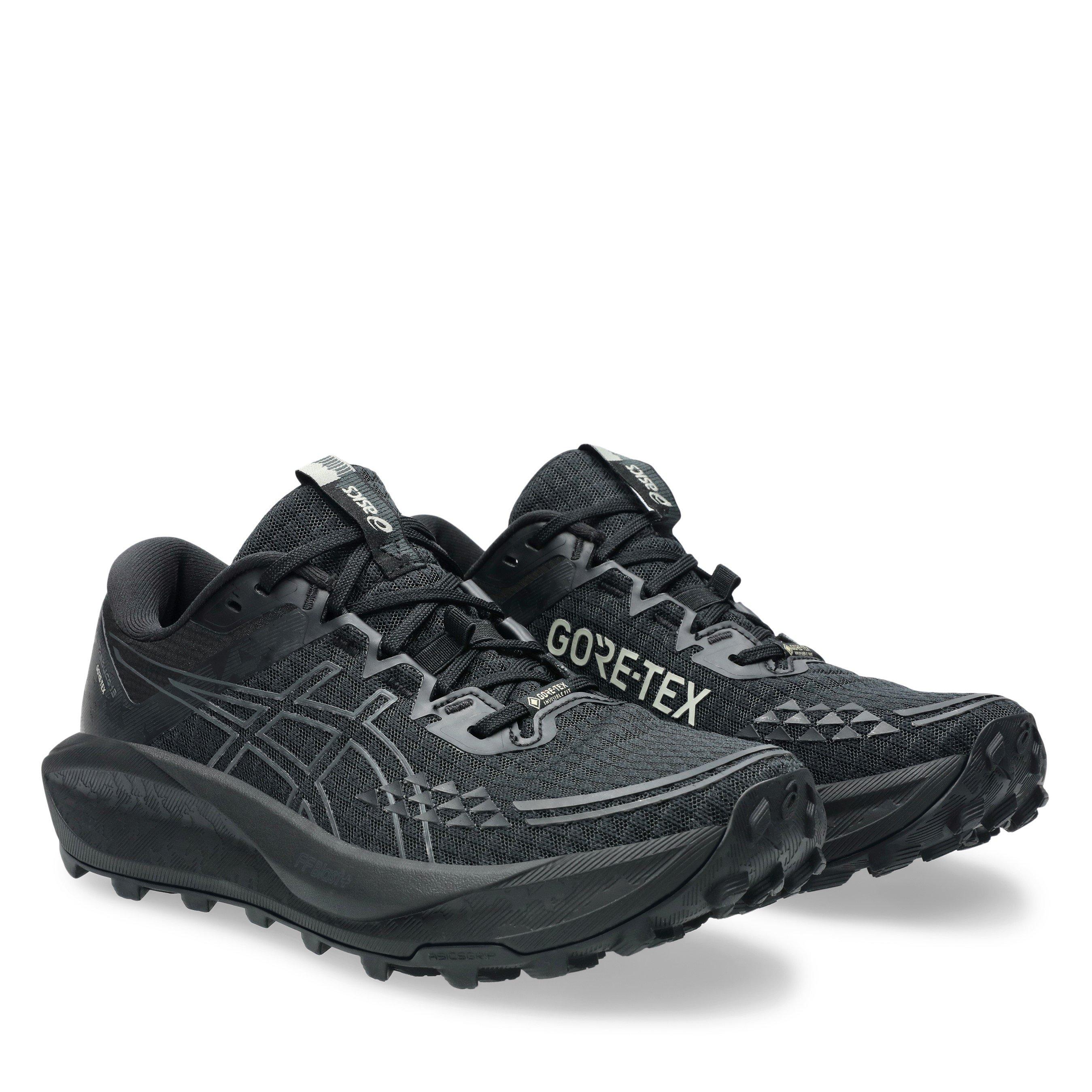 Blk/Grpht Gry - Asics - Gel-Trabuco 13 GTX Womens Trail Running Shoes - 4