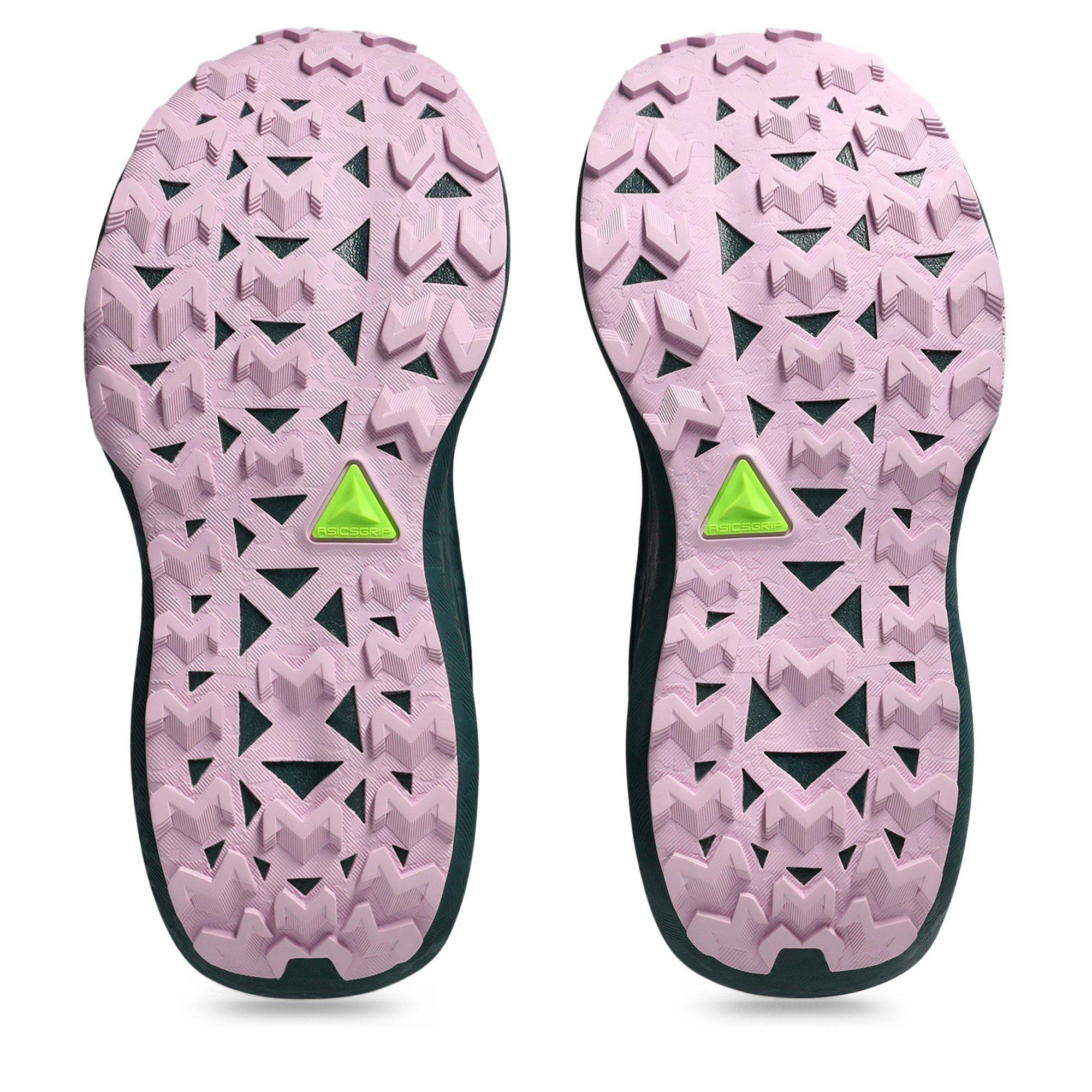 Moss/Orange - Asics - Trabuco Max 4 Trail Running Shoes Womens - 3