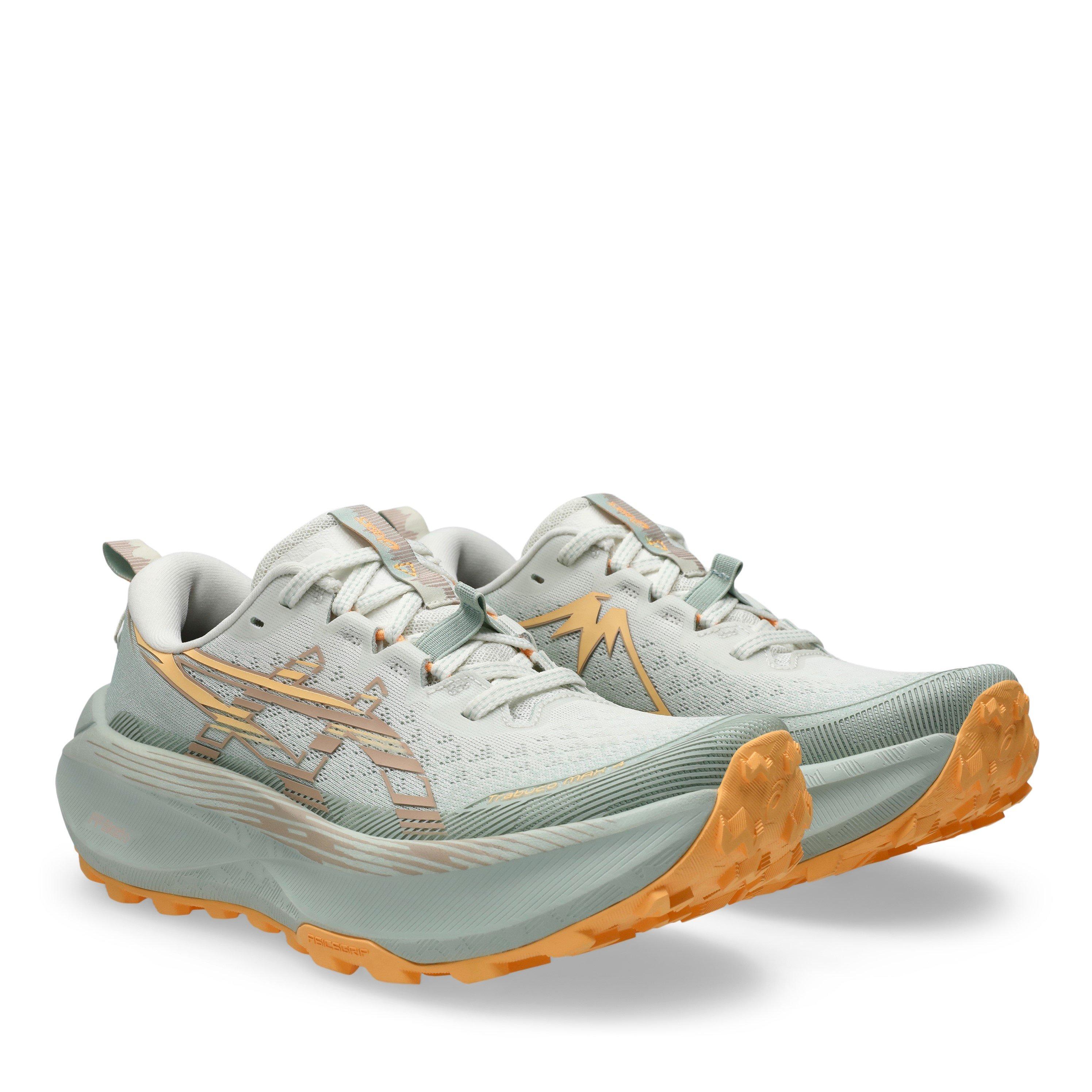 Cream - Asics - Trabuco Max 4 Trail Running Shoes Womens - 4