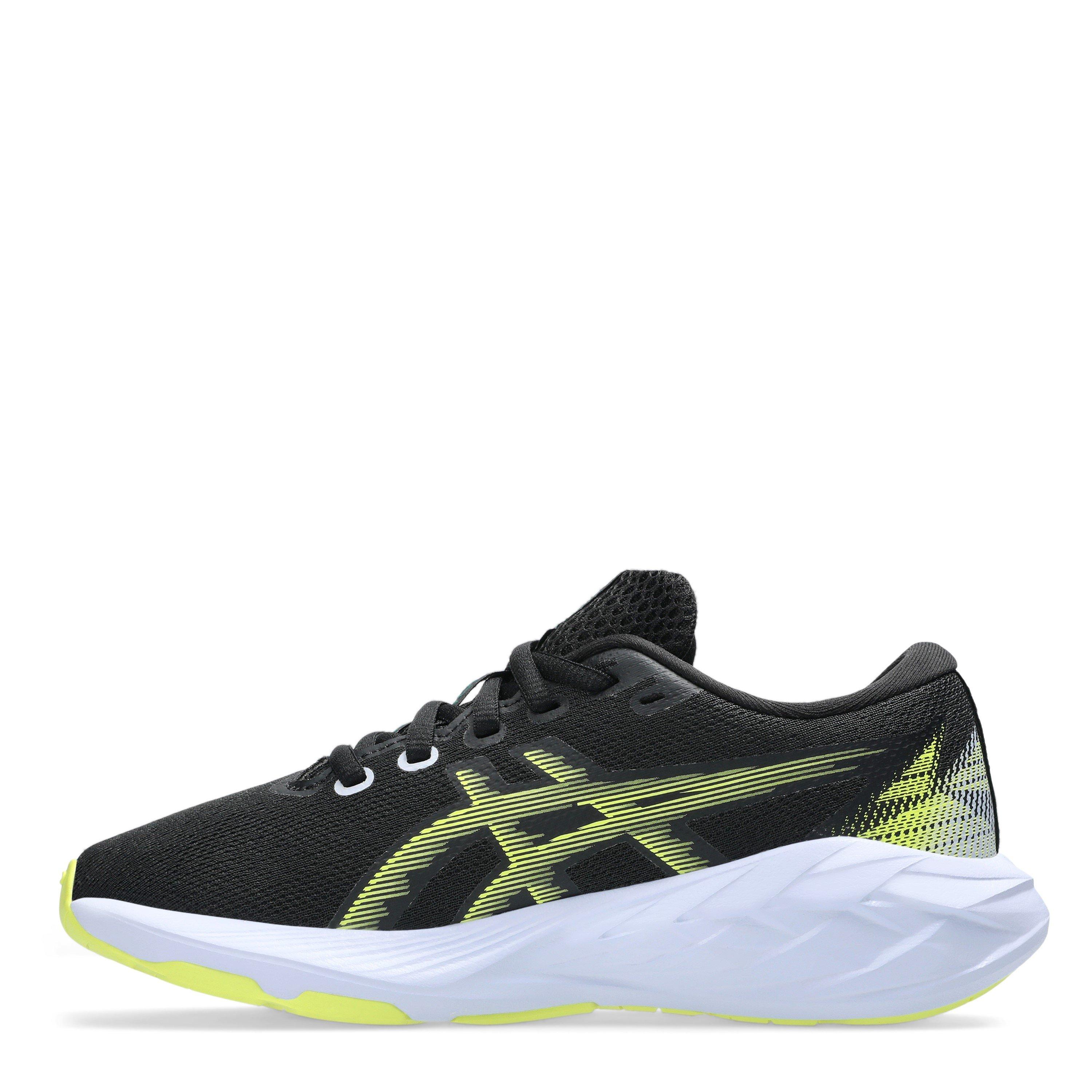 Zwart/Citron - Asics - Novablast 5 Gs Road Running Shoes Unisex Kids - 2