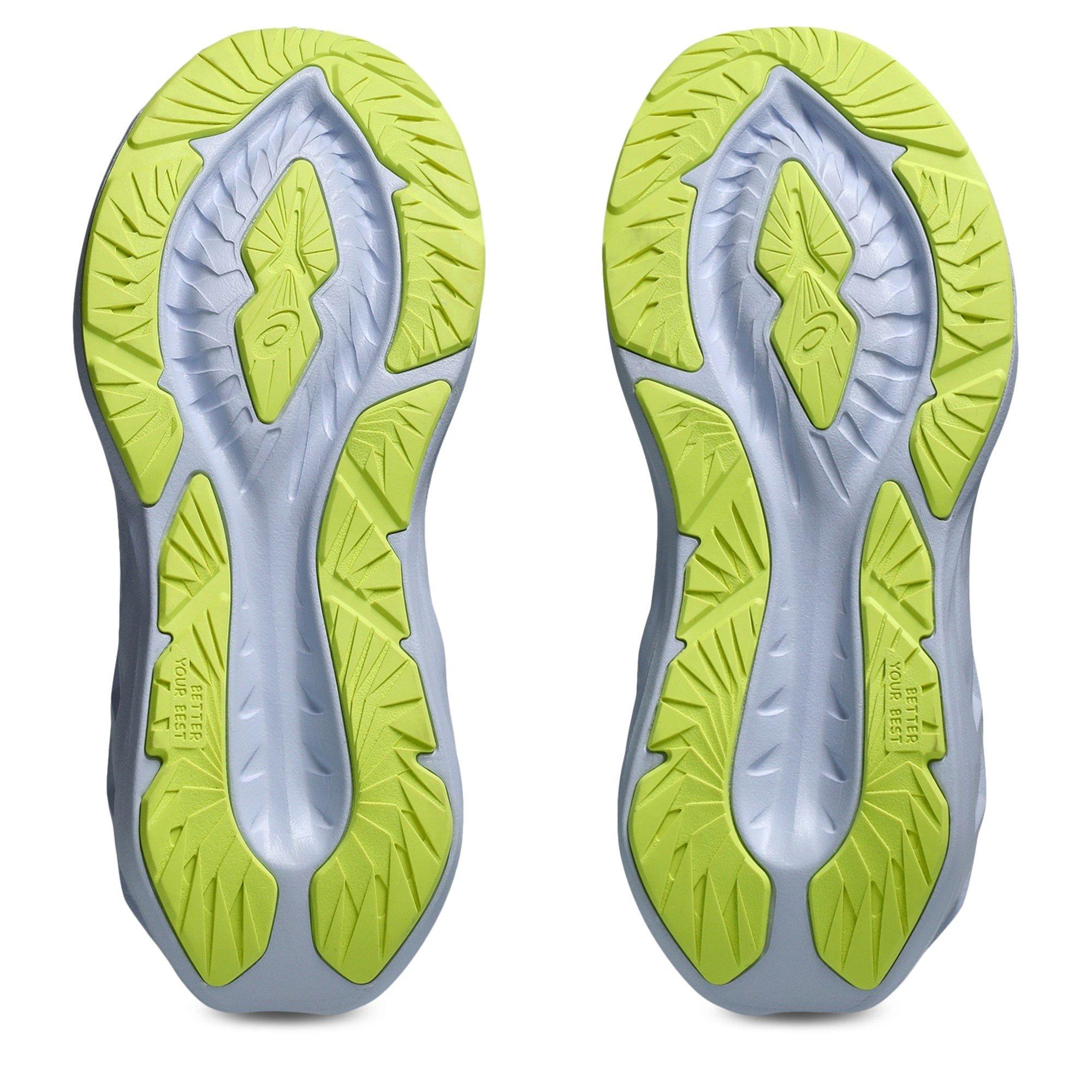 Zwart/Citron - Asics - Novablast 5 Gs Road Running Shoes Unisex Kids - 3