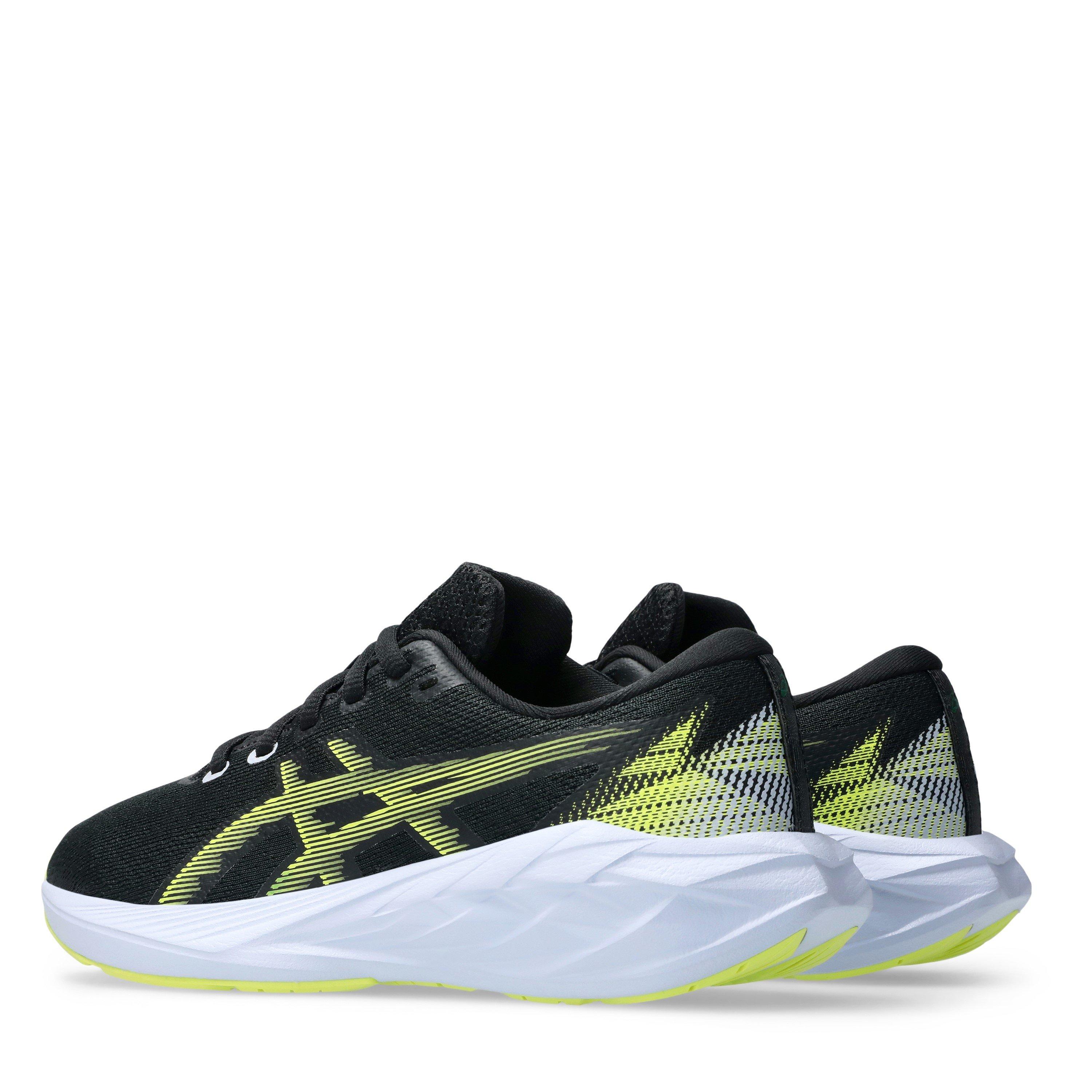 Zwart/Citron - Asics - Novablast 5 Gs Road Running Shoes Unisex Kids - 5