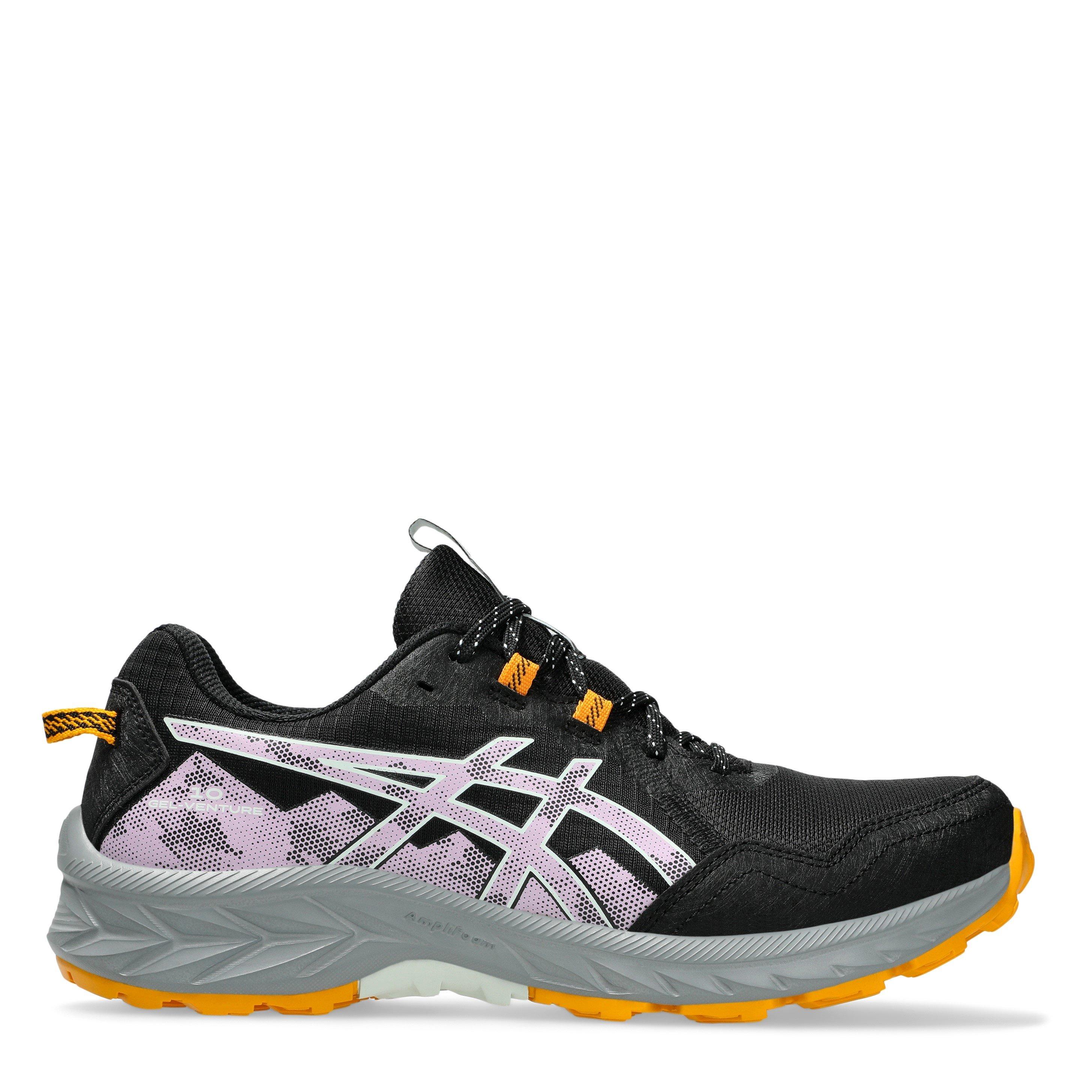 Asics Women's Gel-Venture 10 Trail Running Shoes - Black - 6.5 (40)