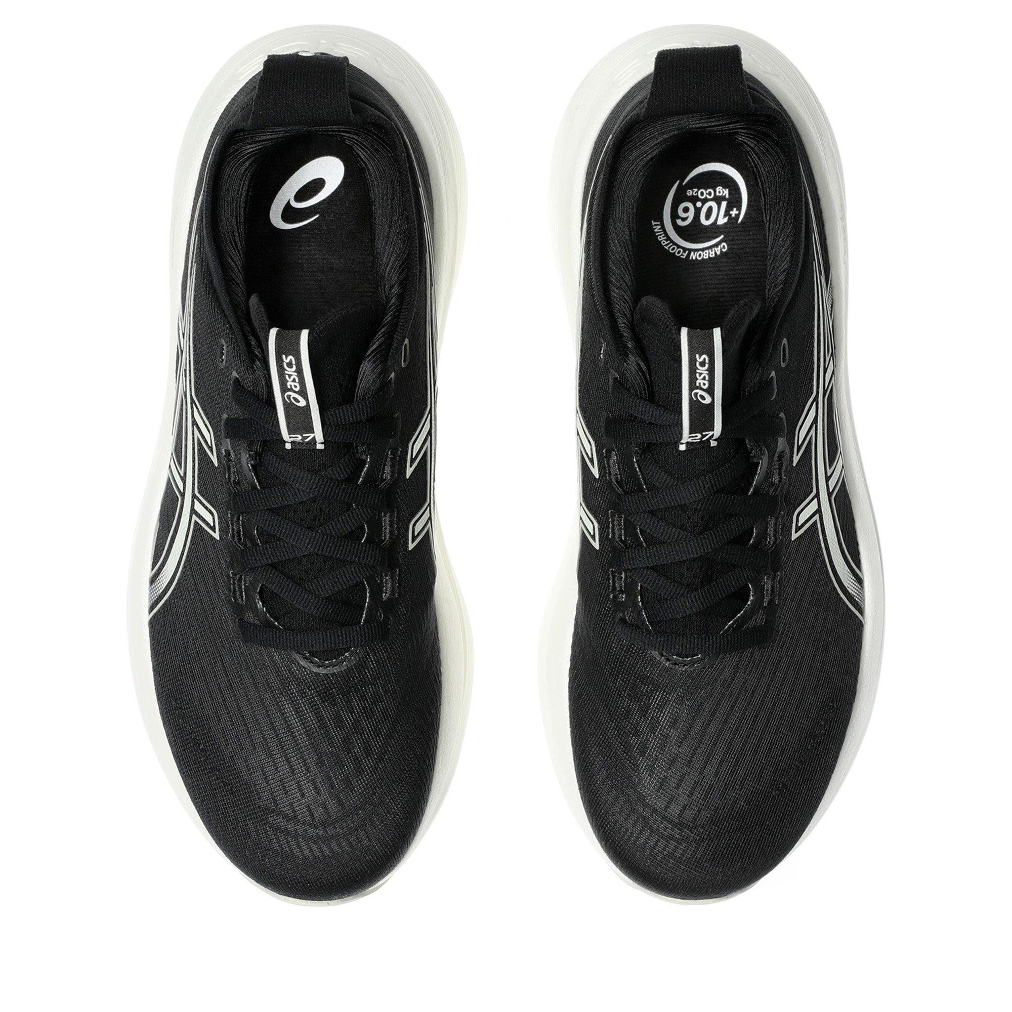 Nero/Bianco - Asics - Gel-Nimbus 27 Road Running Shoes Womens - 6