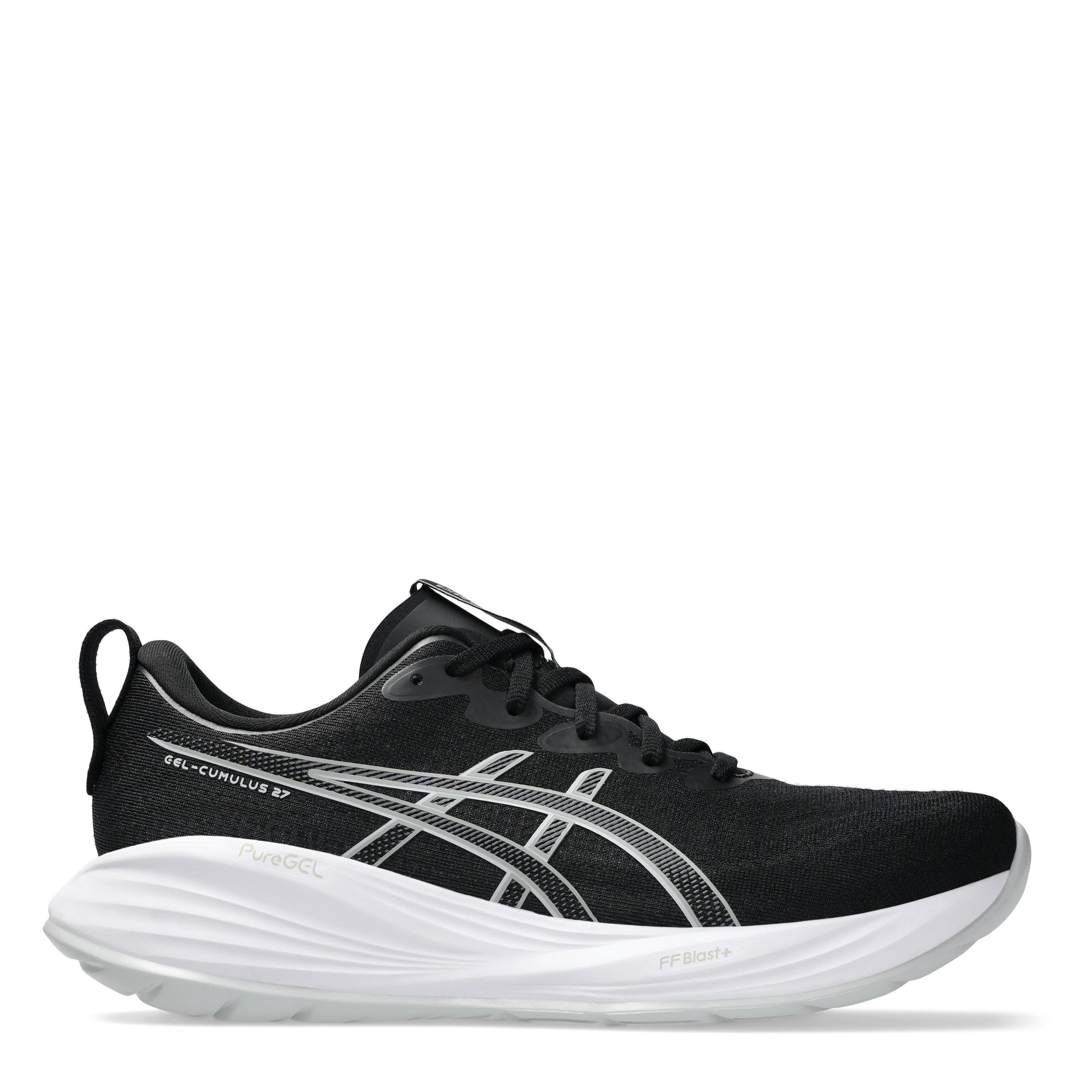 Asics Men's Gel-Cumulus 27 Road Running Shoes - Black/White - 12 (48)