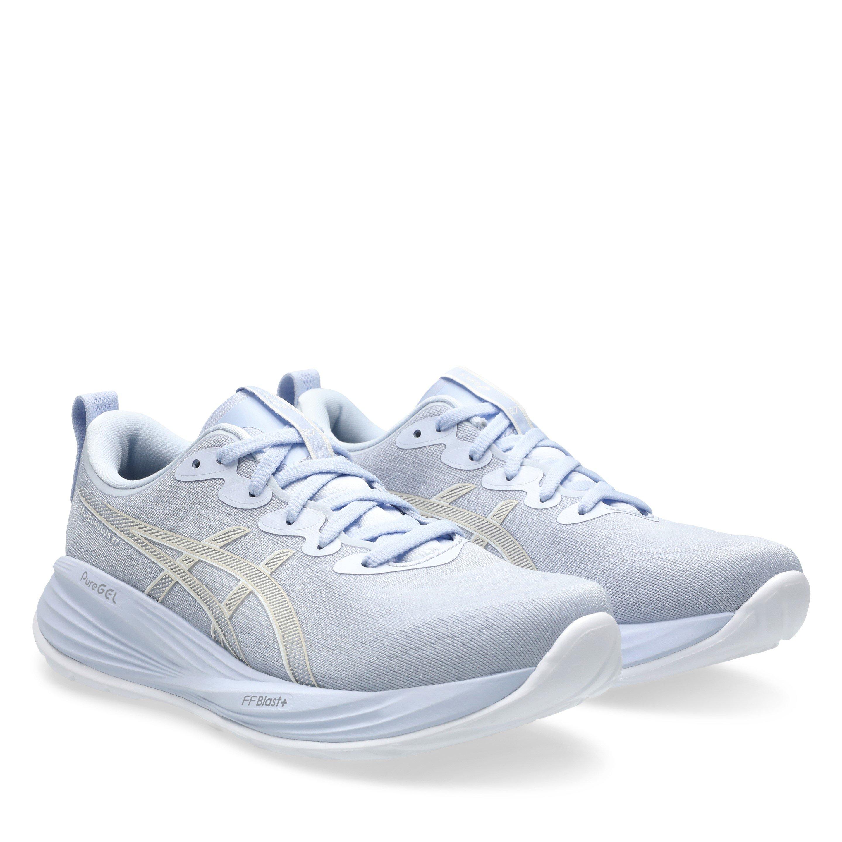 Blue Fade - Asics - Gel-Cumulus 27 Road Running Shoes Womens - 4
