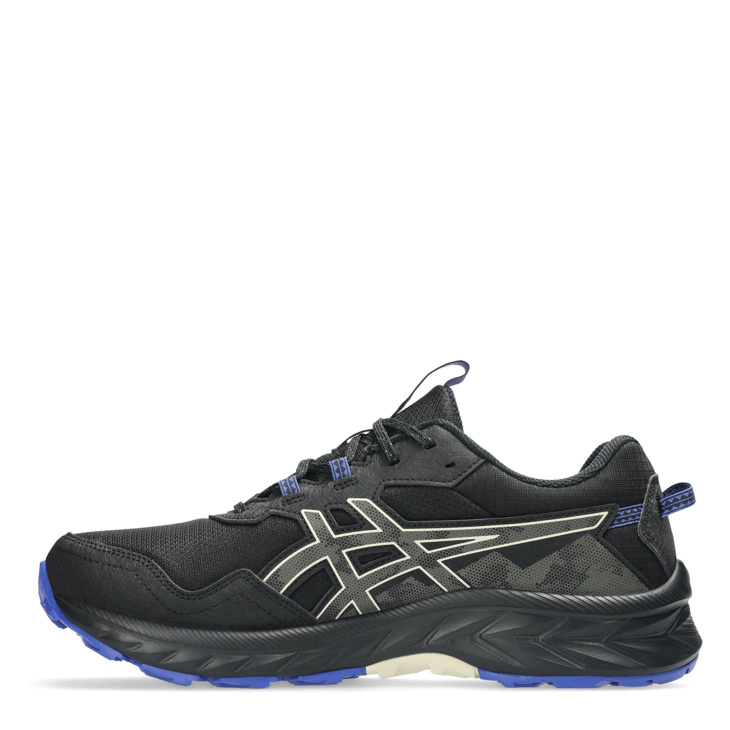Black/Stone - Asics - Gel-Venture 10 Waterproof Trail Running Shoes Mens - 2