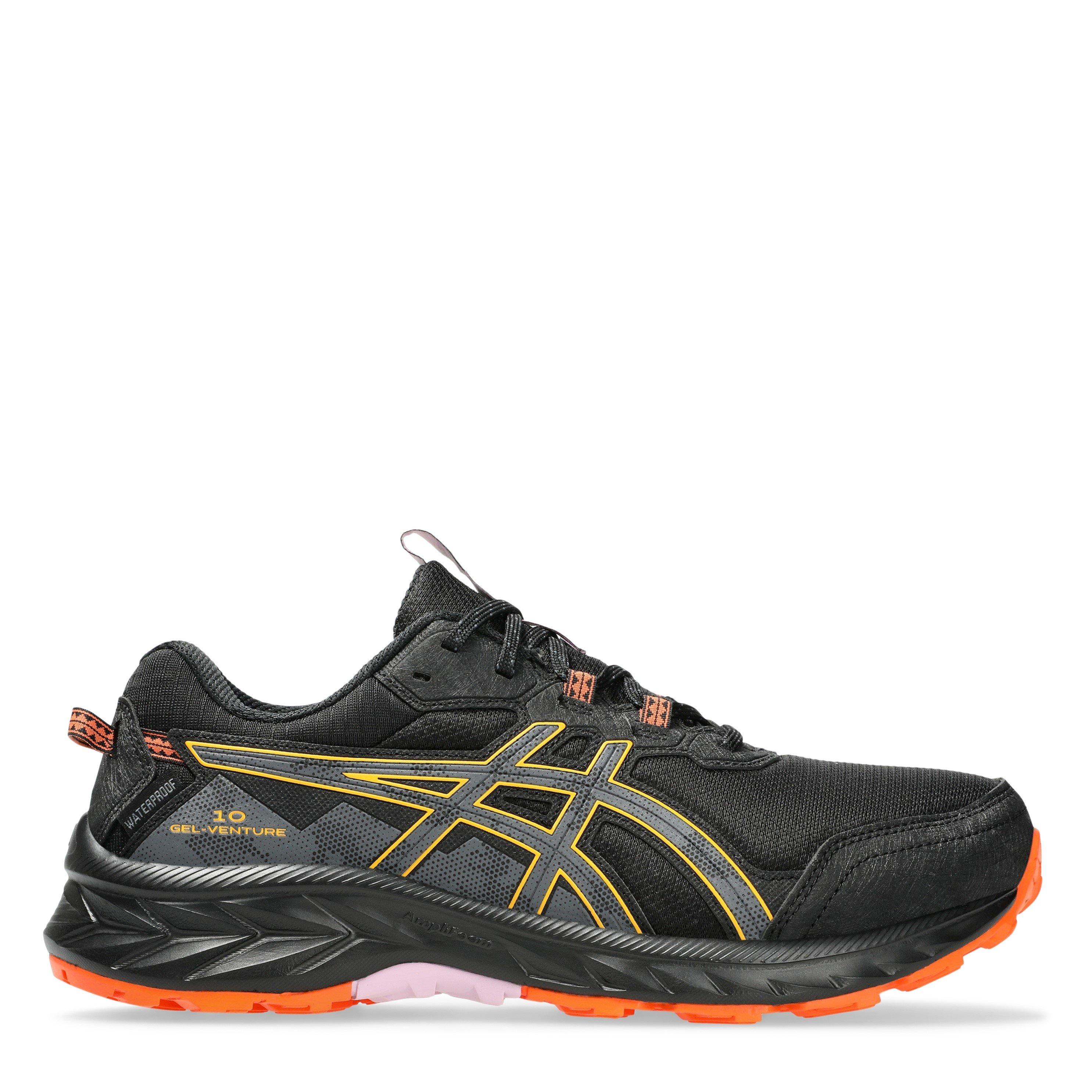Asics Women's Gel Venture 10 Trail Running Shoes - Black/Grey - 6.5 (40)