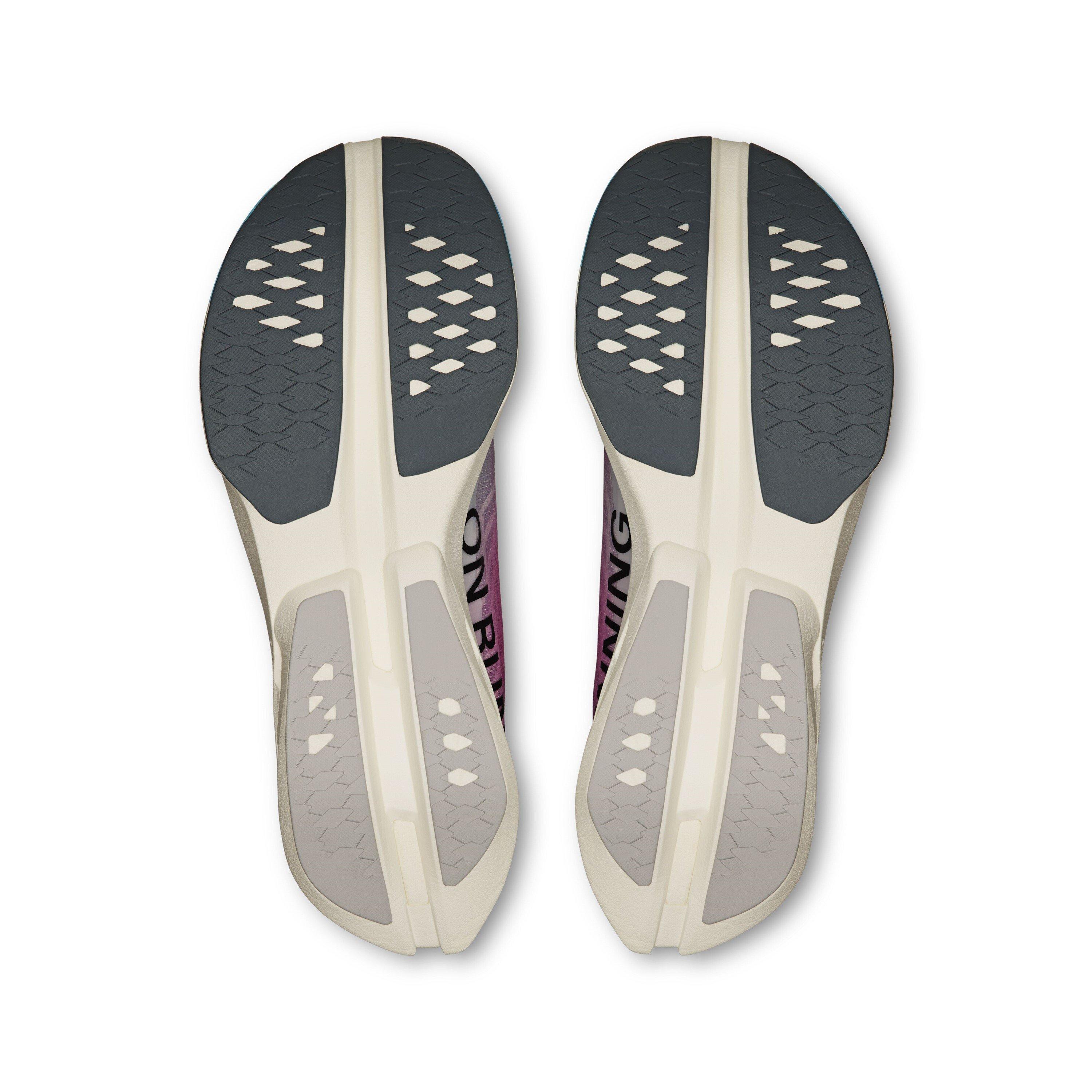 White/Blue - On - Cloudboom Strike Fast Neutral Road Running Shoes - 4