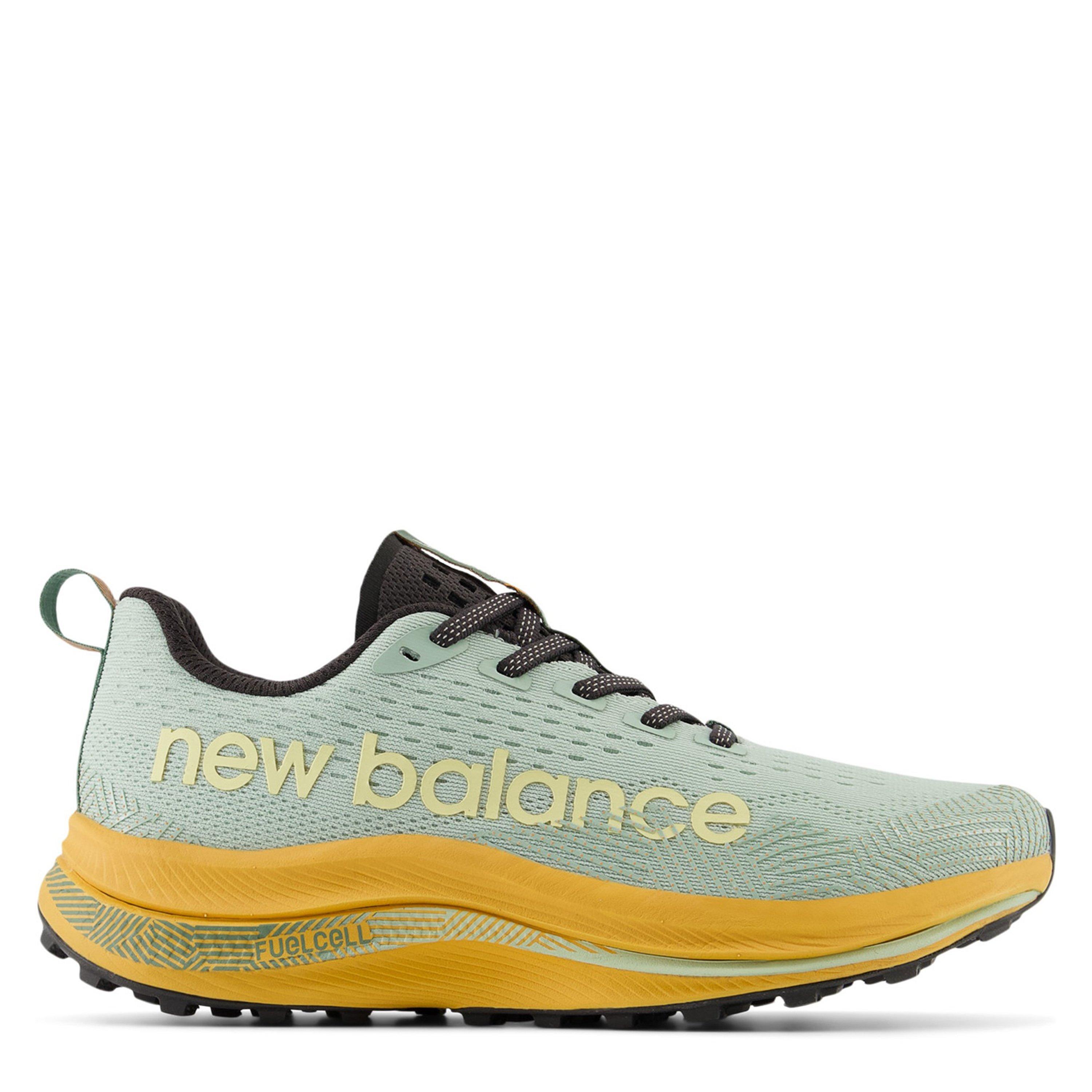 Khaki/Orange - New Balance - NB Fuelcell SuperComp Trail Running Shoes Womens - 1