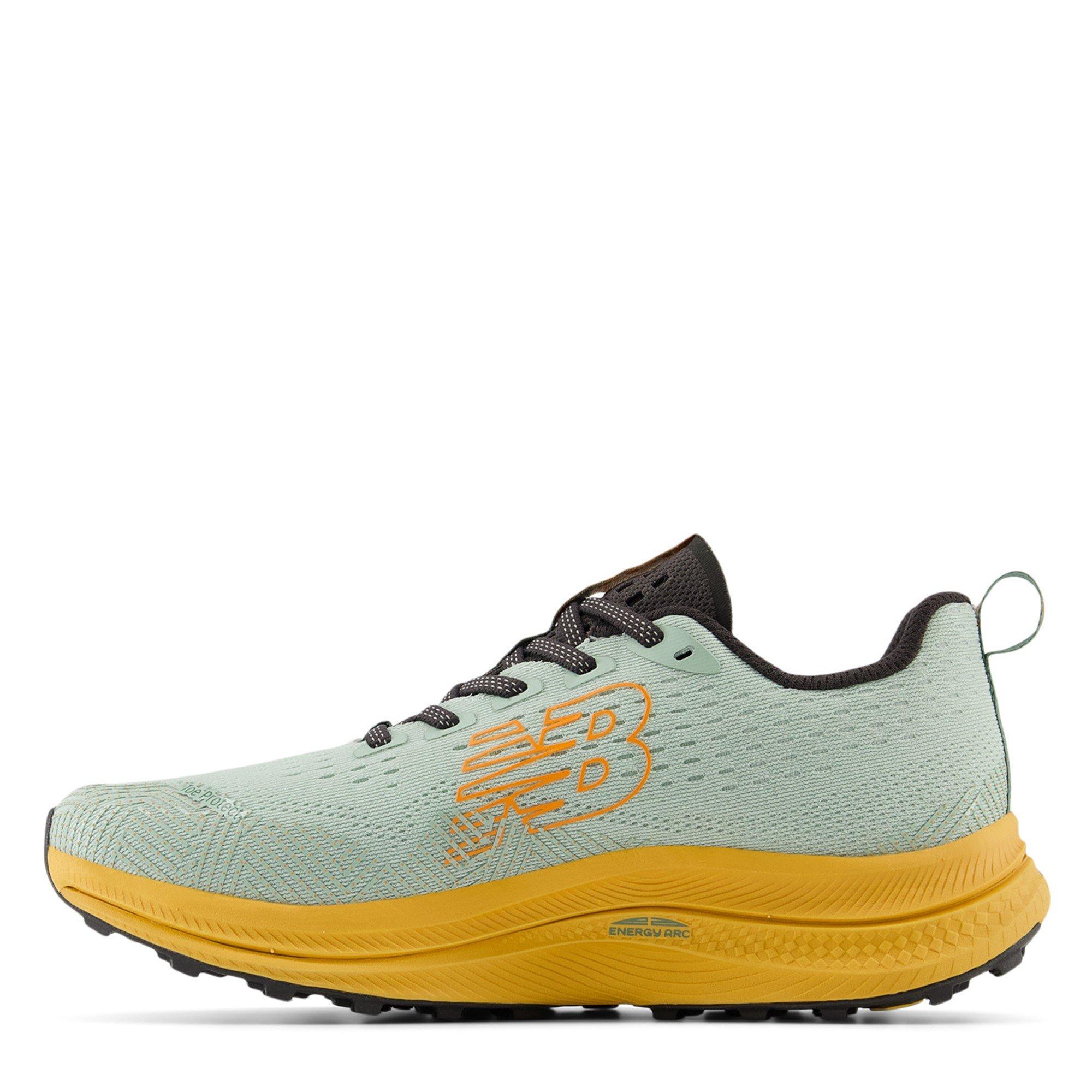 Khaki/Orange - New Balance - Balance Wttrxv1 B 06 Trail Running Shoes Womens - 2