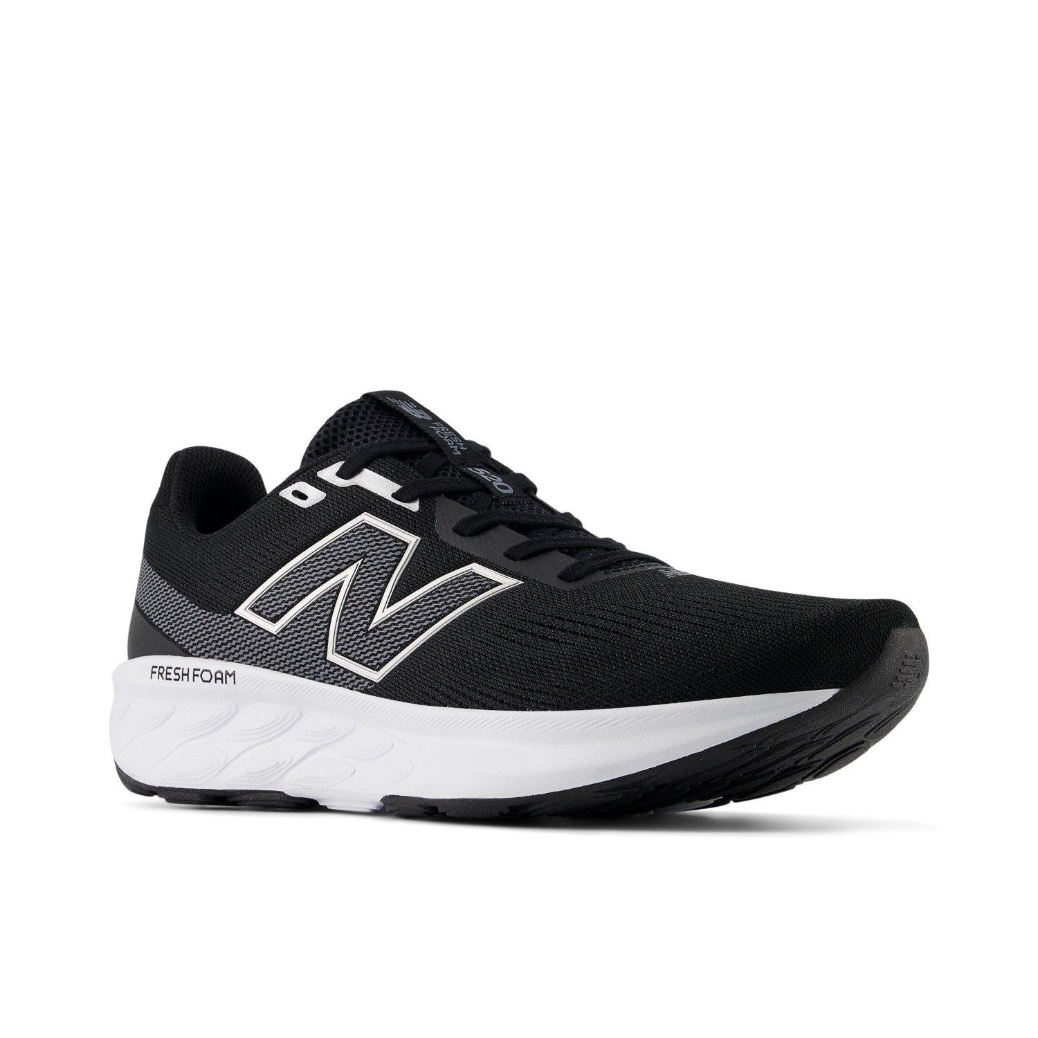 Sort/Hvid - New Balance - 520v9 Road Running Shoes Mens - 3