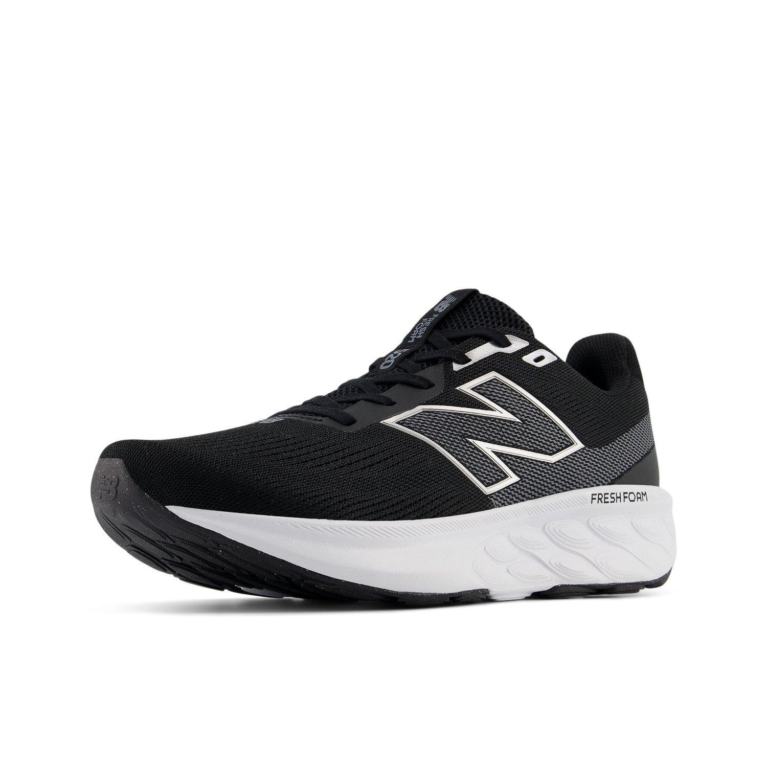 Sort/Hvid - New Balance - 520v9 Road Running Shoes Mens - 7