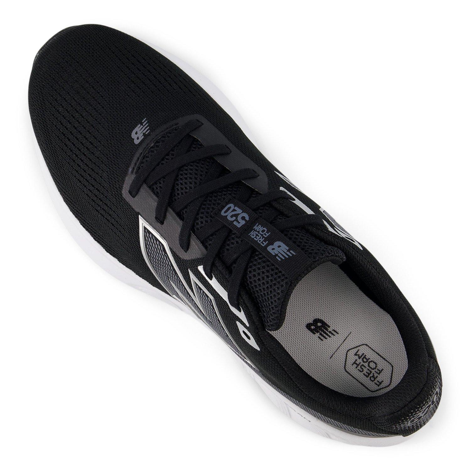 Sort/Hvid - New Balance - 520v9 Road Running Shoes Mens - 8