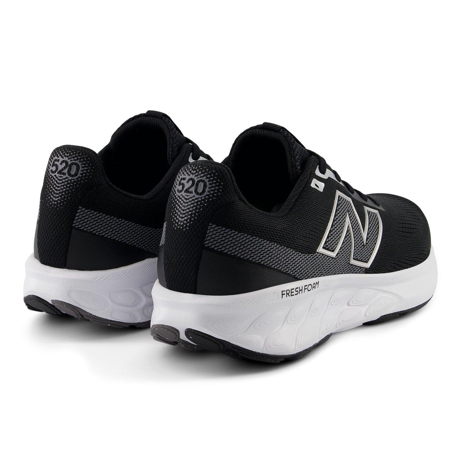 Sort/Hvid - New Balance - 520v9 Road Running Shoes Mens - 10