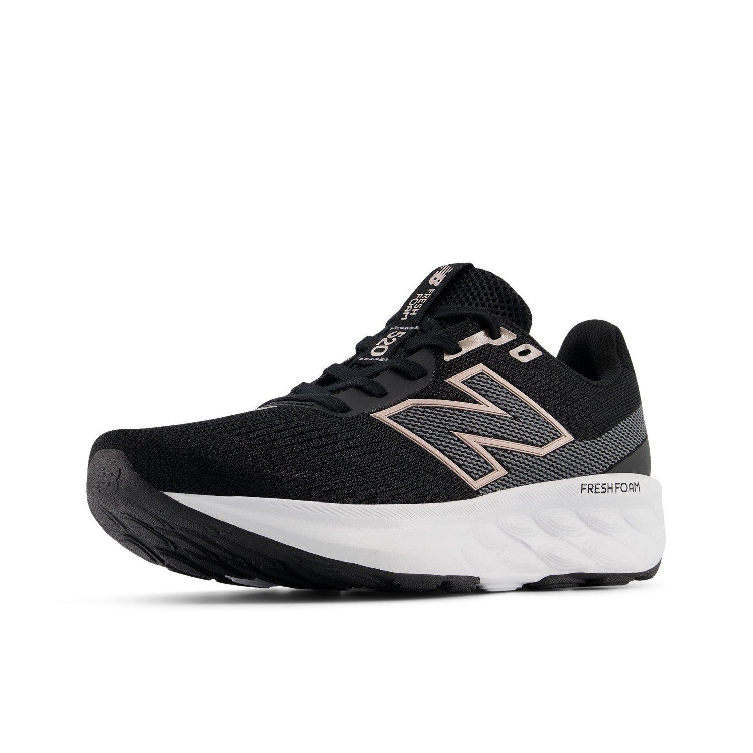 Negro/Blanco - New Balance - 520 v9 Womens Running Shoes - 6