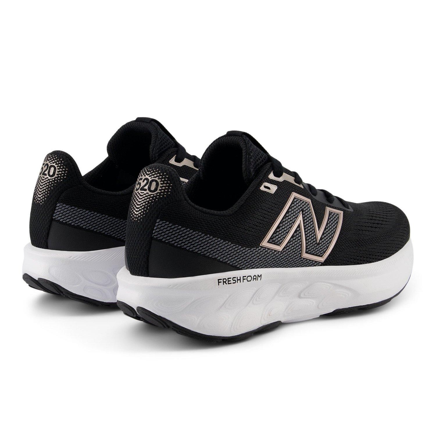 Negro/Blanco - New Balance - 520 v9 Womens Running Shoes - 9