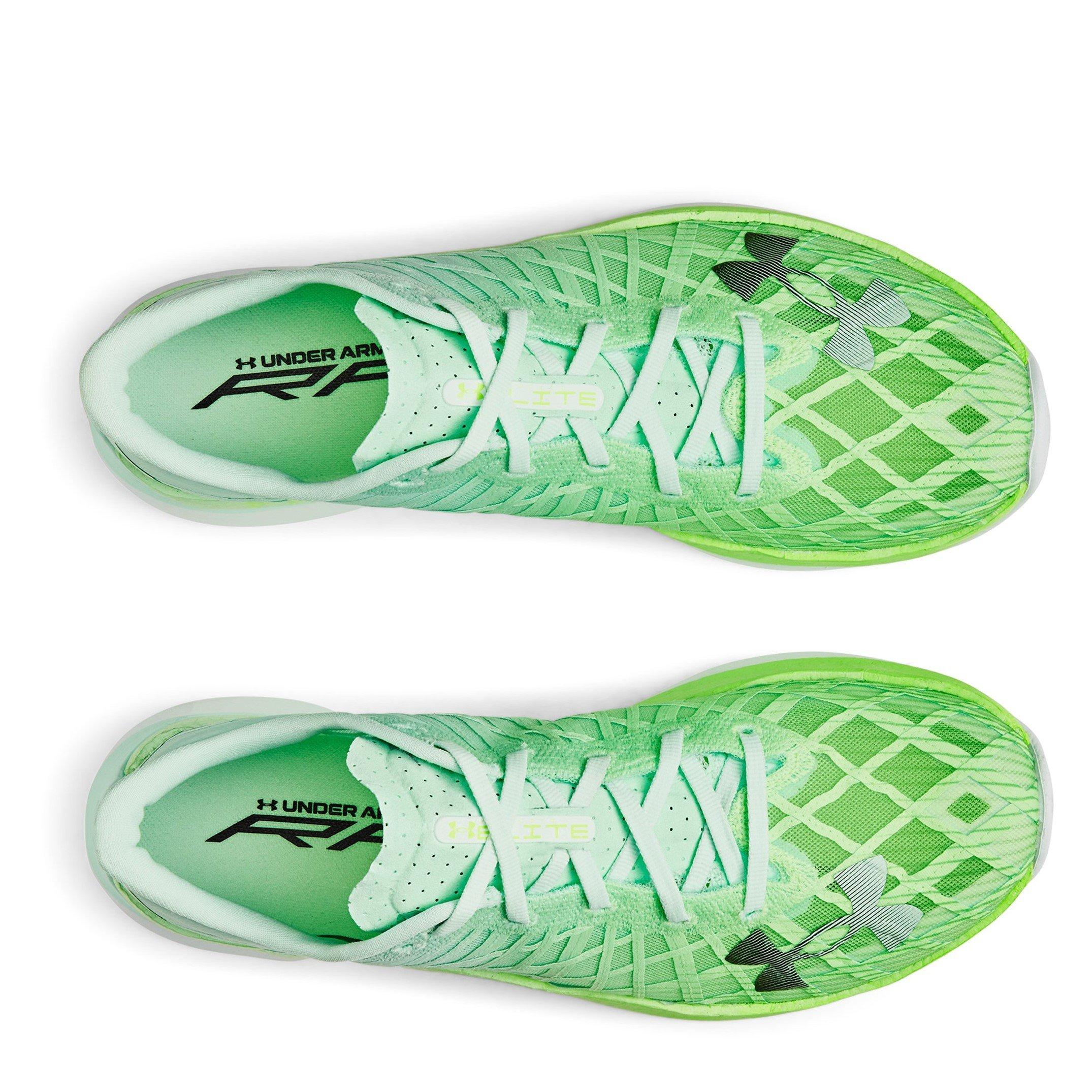 Green - Under Armour - Unisex Kids' Flow Velocit El Running Shoes - 4