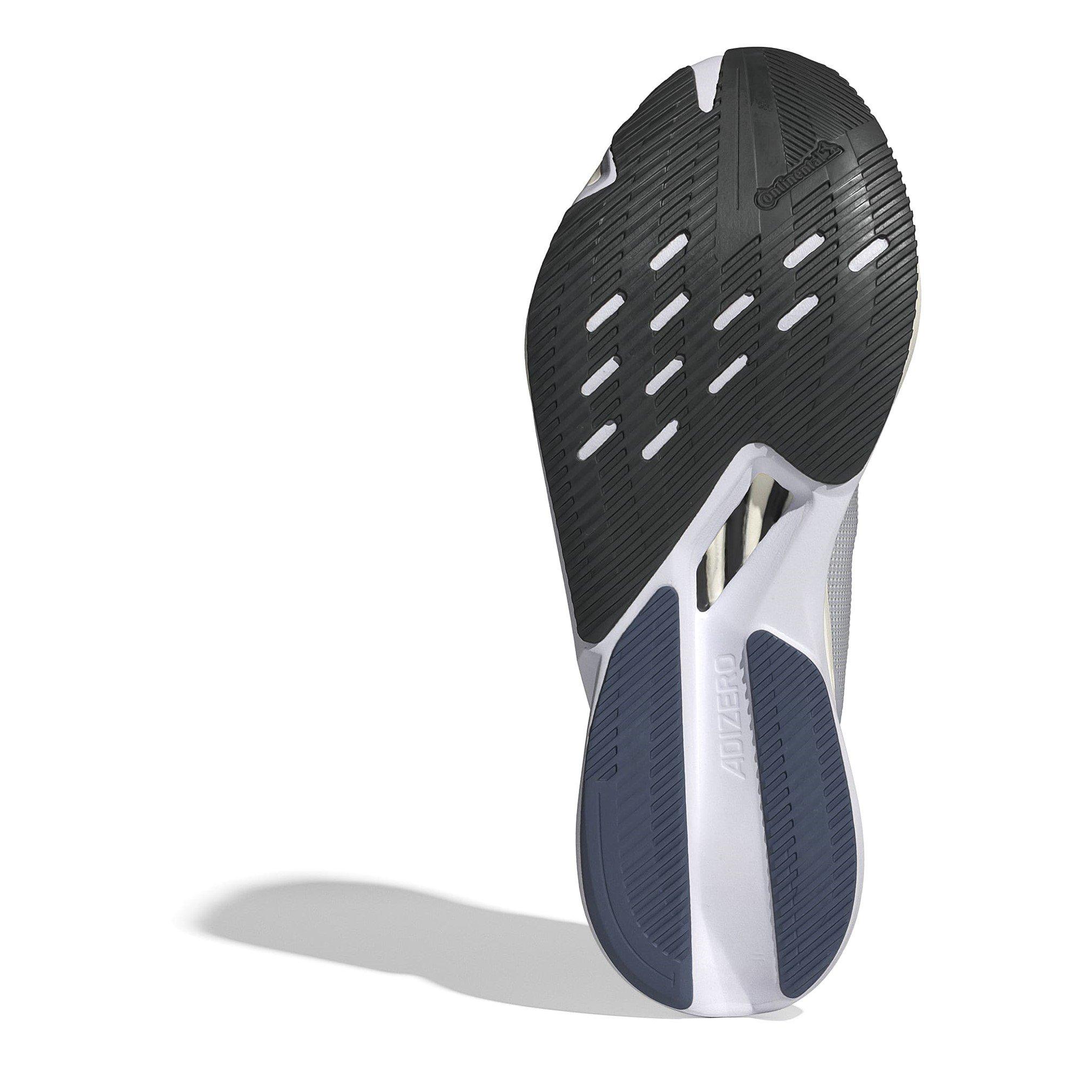 Slvr/Red - adidas - Adizero Boston 12 Road Running Shoes Juniors - 7