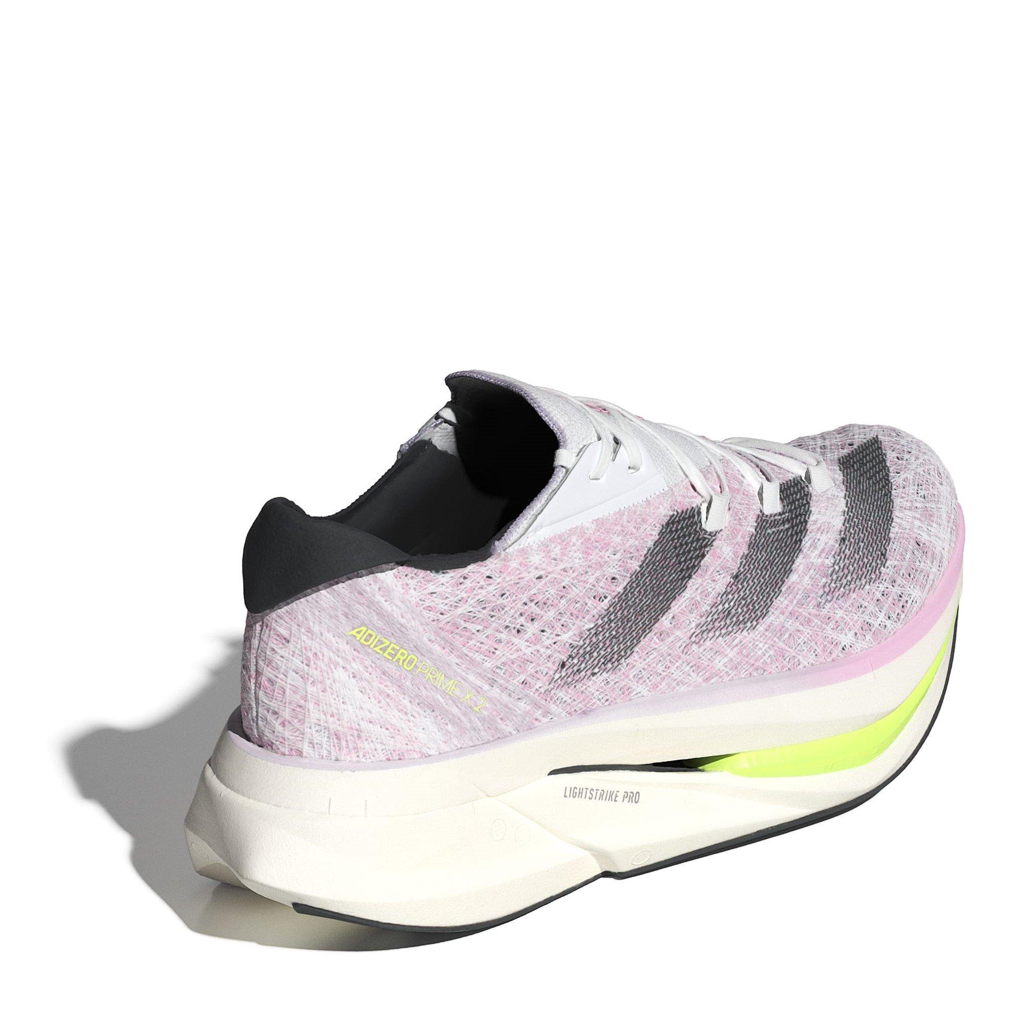 Weiß/Schwarz/Rosa - adidas - Adizero Prime X 2.0 STRUNG Shoes Juniors - 4