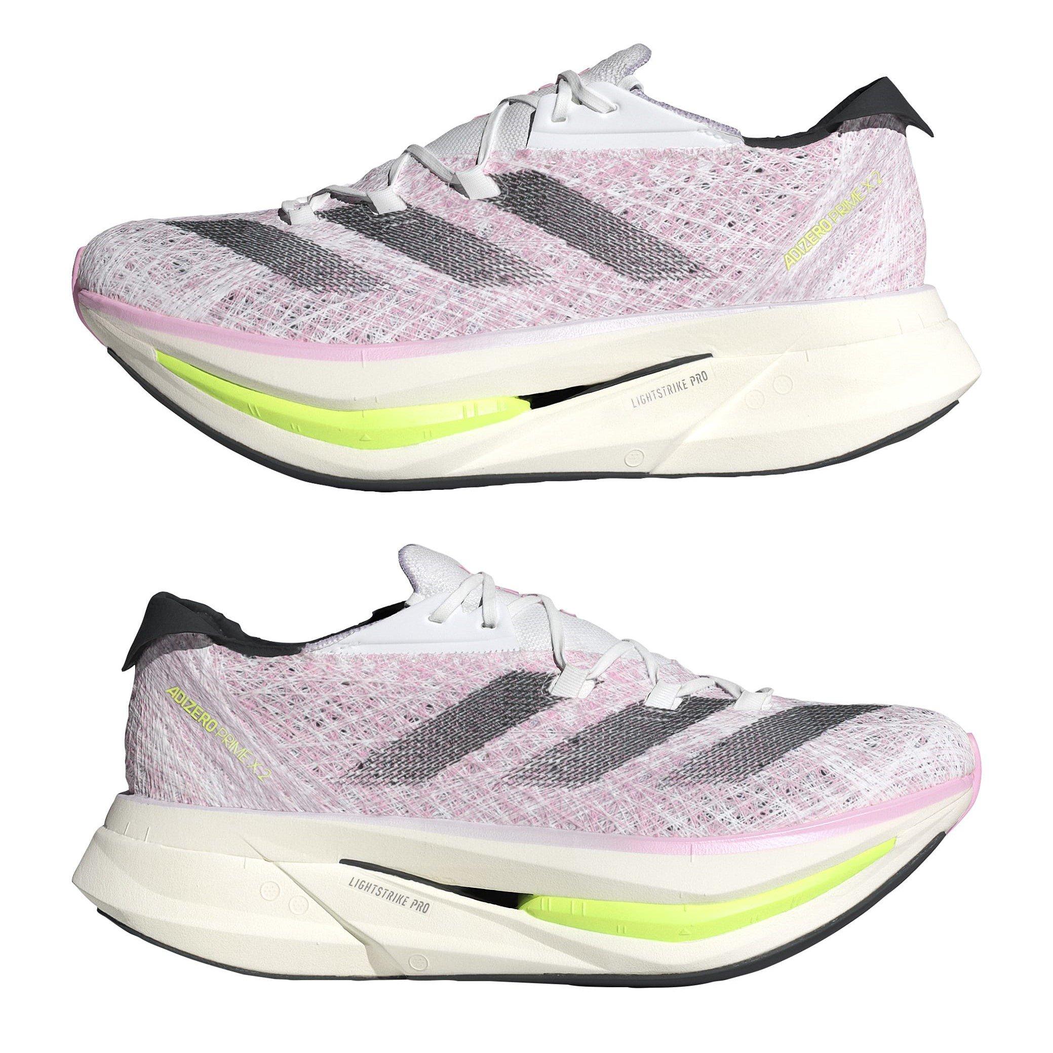 Weiß/Schwarz/Rosa - adidas - Adizero Prime X 2.0 STRUNG Shoes Juniors - 9