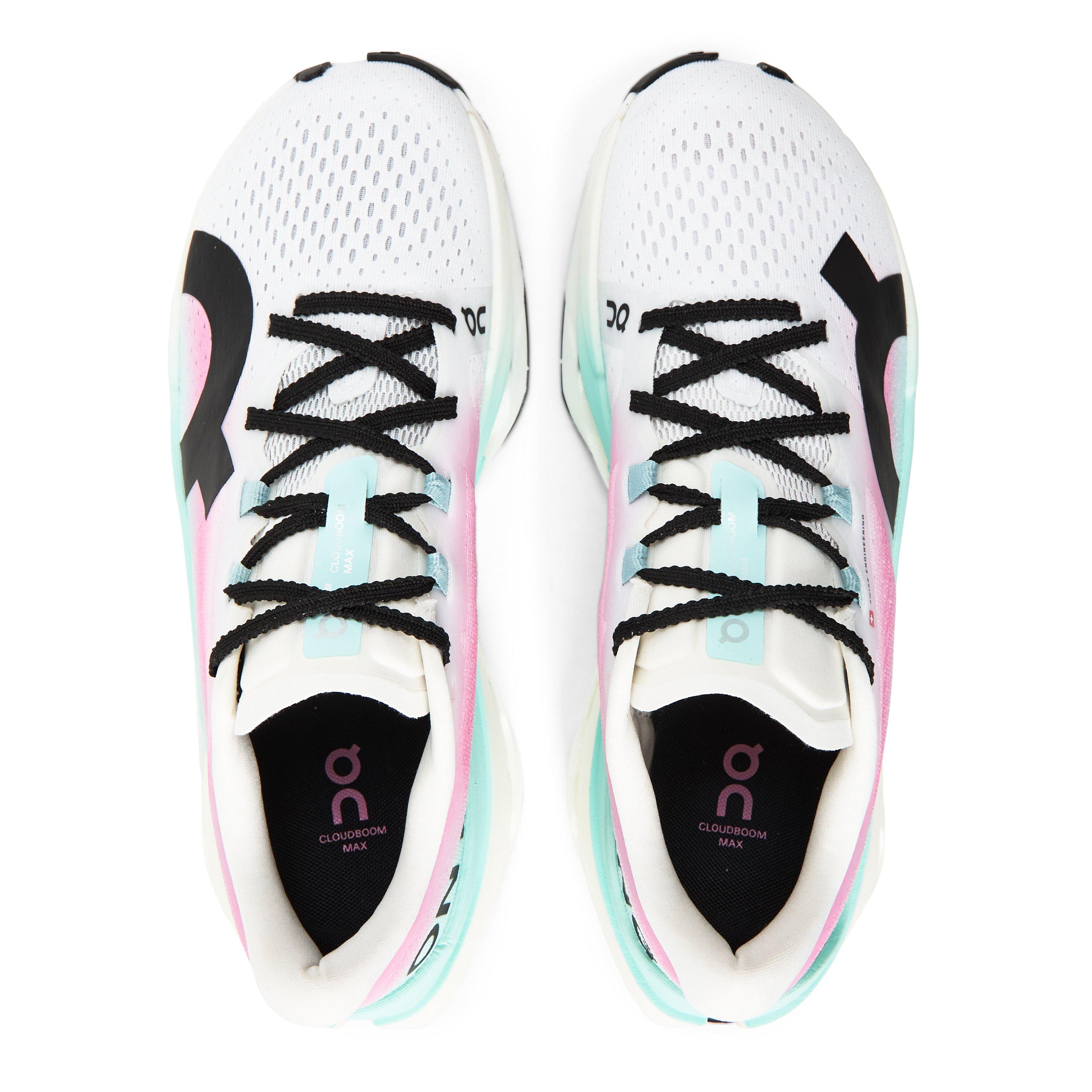 White/Celeste - On - Women's Cloudboom Max Fast Neutral Road Running Shoes - 4