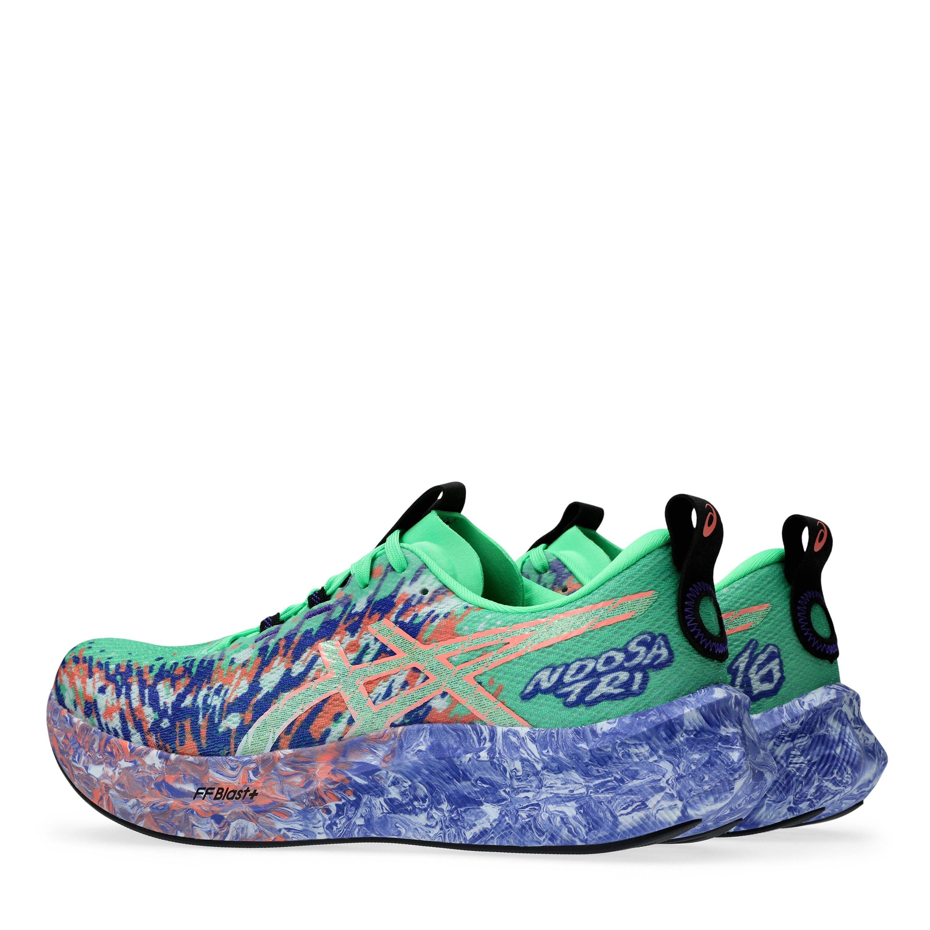 Green/Cobalt - Asics - Noosa Tri 16 Road Running Shoes Mens - 5