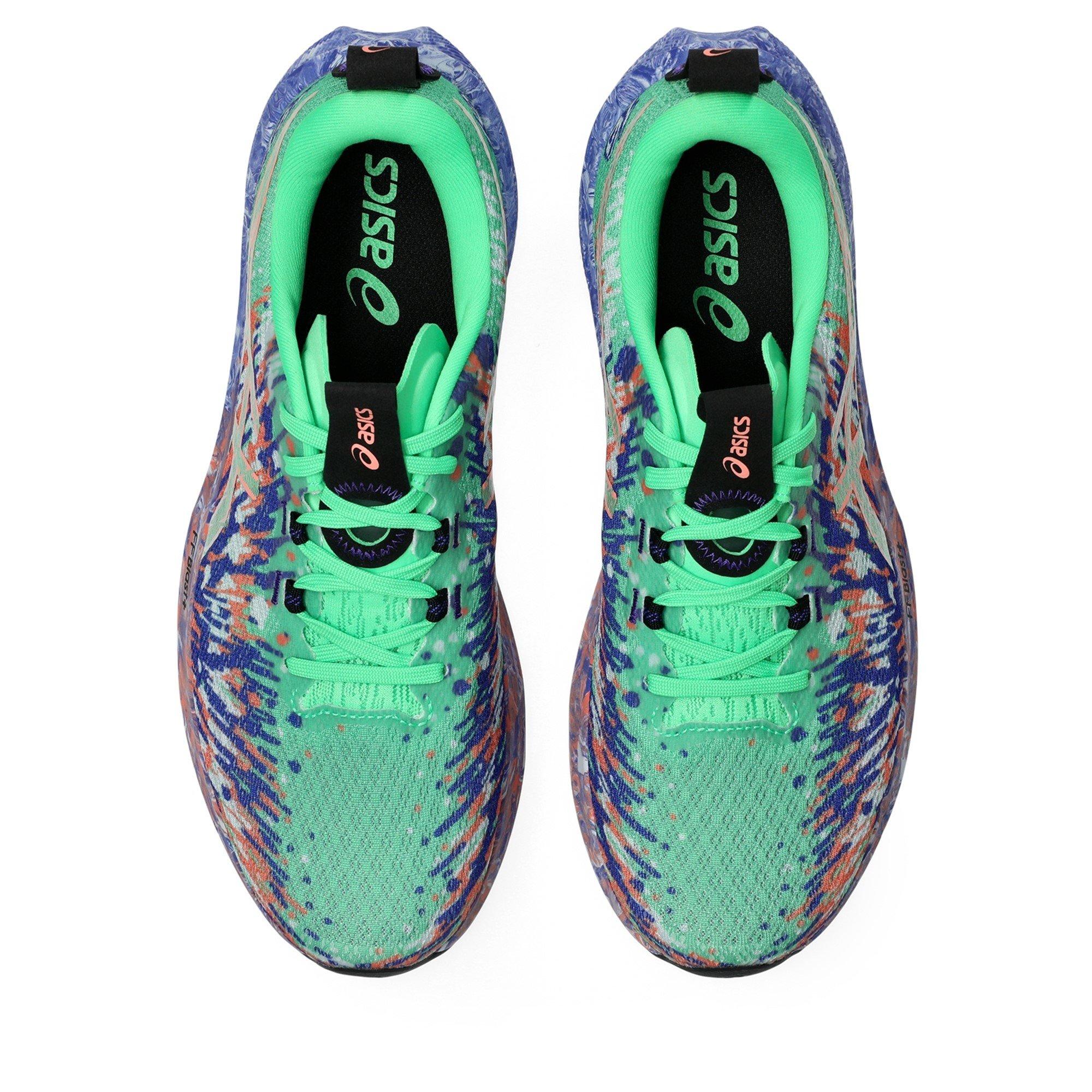 Green/Cobalt - Asics - Noosa Tri 16 Road Running Shoes Mens - 6