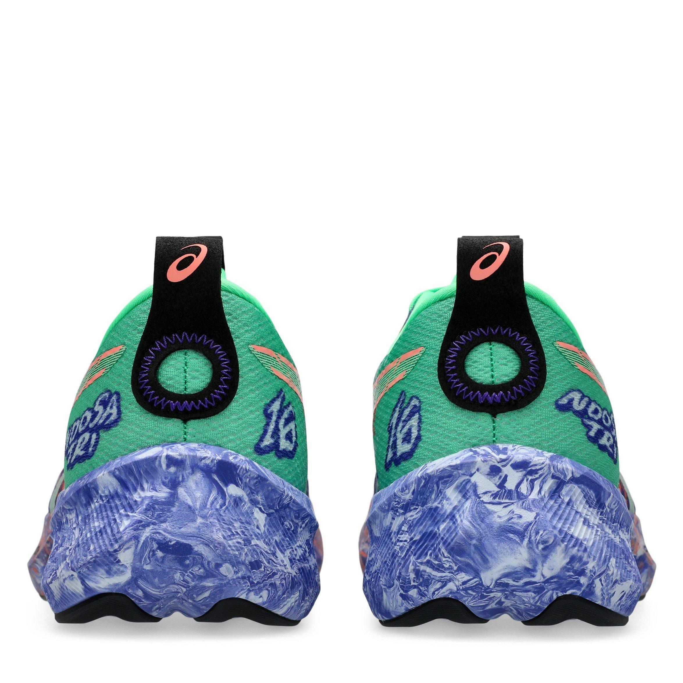 Green/Cobalt - Asics - Noosa Tri 16 Road Running Shoes Mens - 7