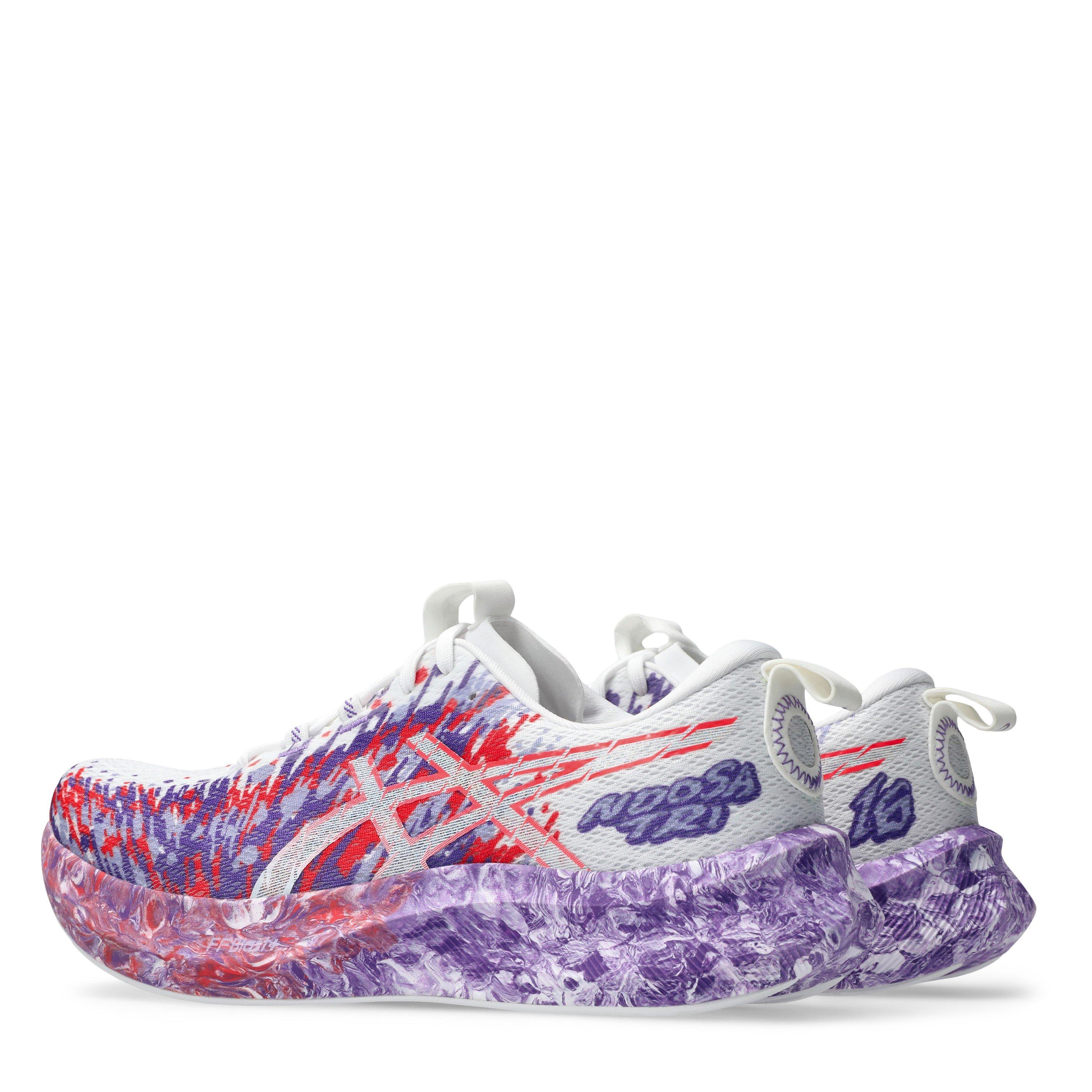 Branco/Roxo - Asics - Noosa Tri 16 Road Running Shoes Mens - 5
