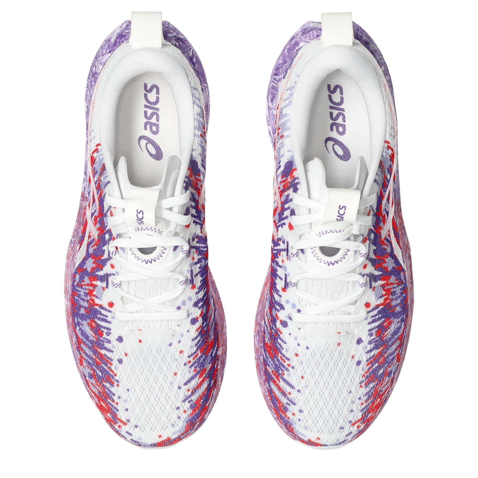 Branco/Roxo - Asics - Noosa Tri 16 Road Running Shoes Mens - 6