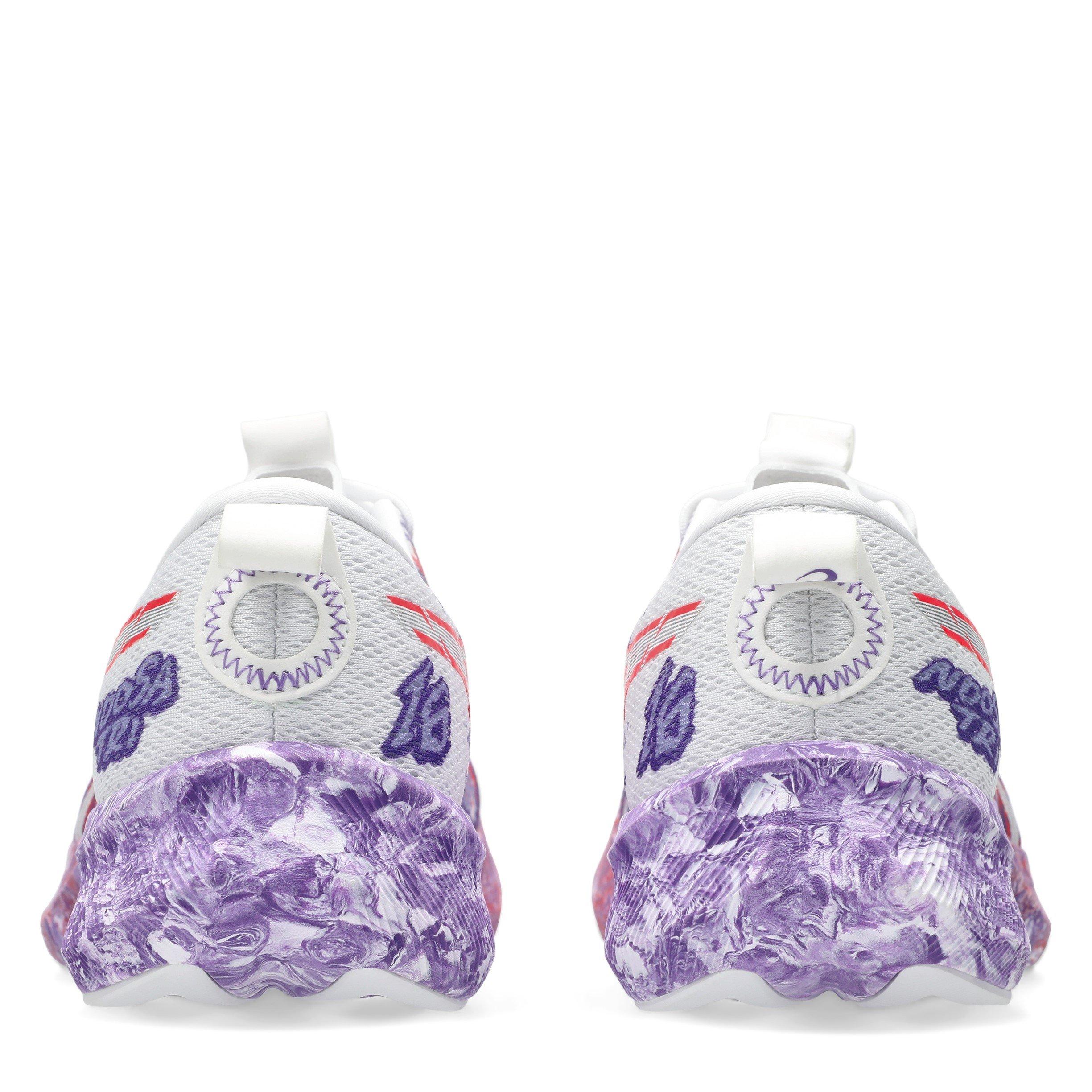 Branco/Roxo - Asics - Noosa Tri 16 Road Running Shoes Mens - 7