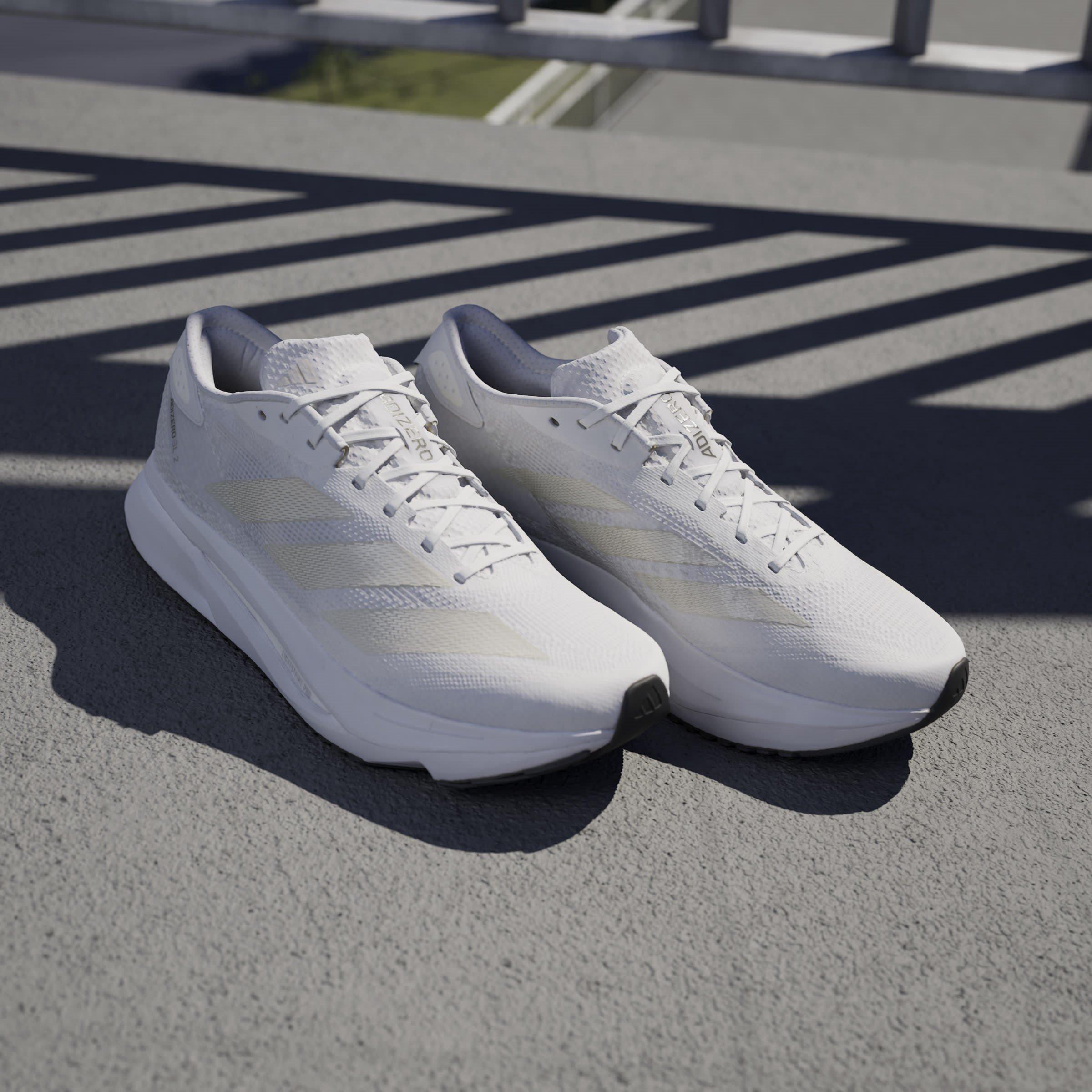 White/Met/Grey - adidas - Adizero Sl2 M Road Running Shoes Unisex Kids - 11